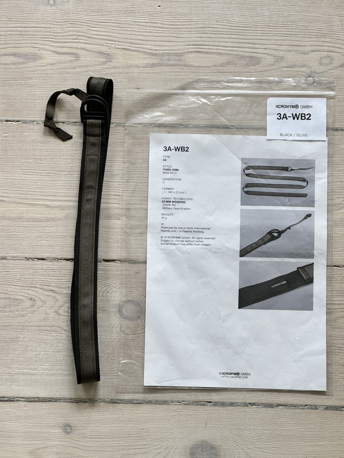Acronym ACROИYM® 3A-WB2 Belt | Grailed