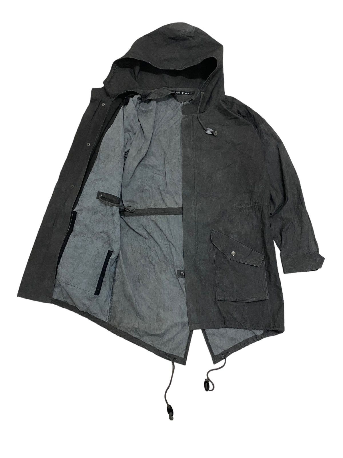 If Six Was Nine Black by No Id Discoloration Parka Jacket Size US L / EU 52-54 / 3 - 5 Thumbnail