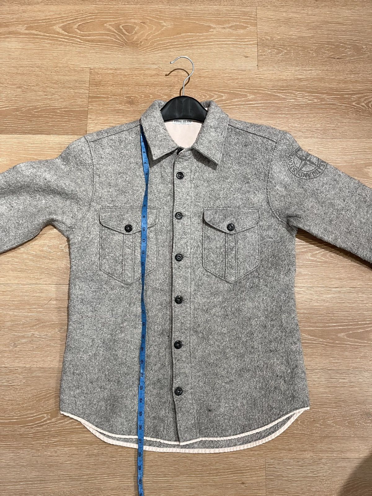 Stone Island Vintage stone island overshirt big logo Size US S / EU 44-46 / 1 - 12 Thumbnail