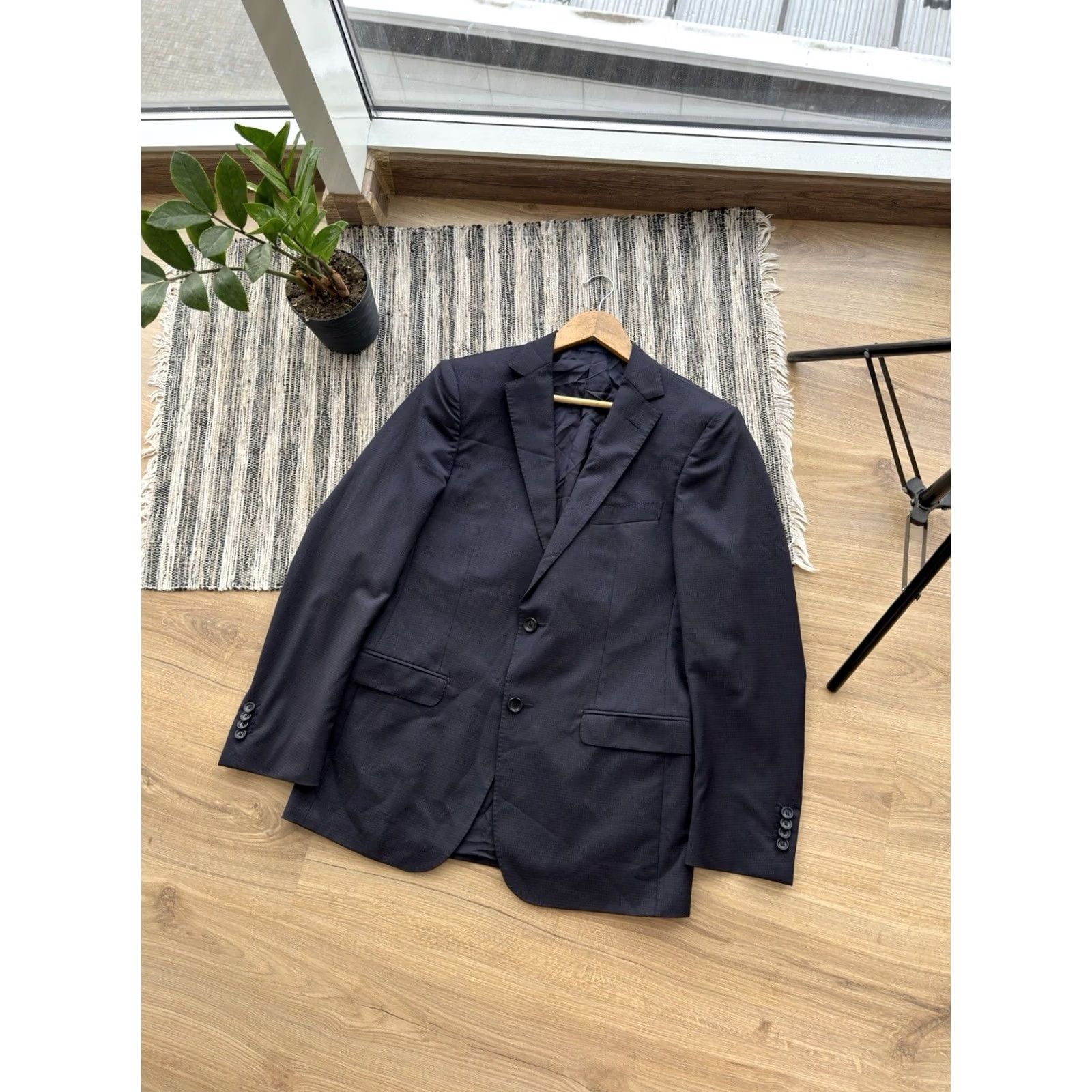 Z Zegna Z Zegna Blazer M 48R Lana Blue Classic Men Regular 2 Piece USA Italy Y2K Paris City Vintage? Size 40R - 2 Thumbnail