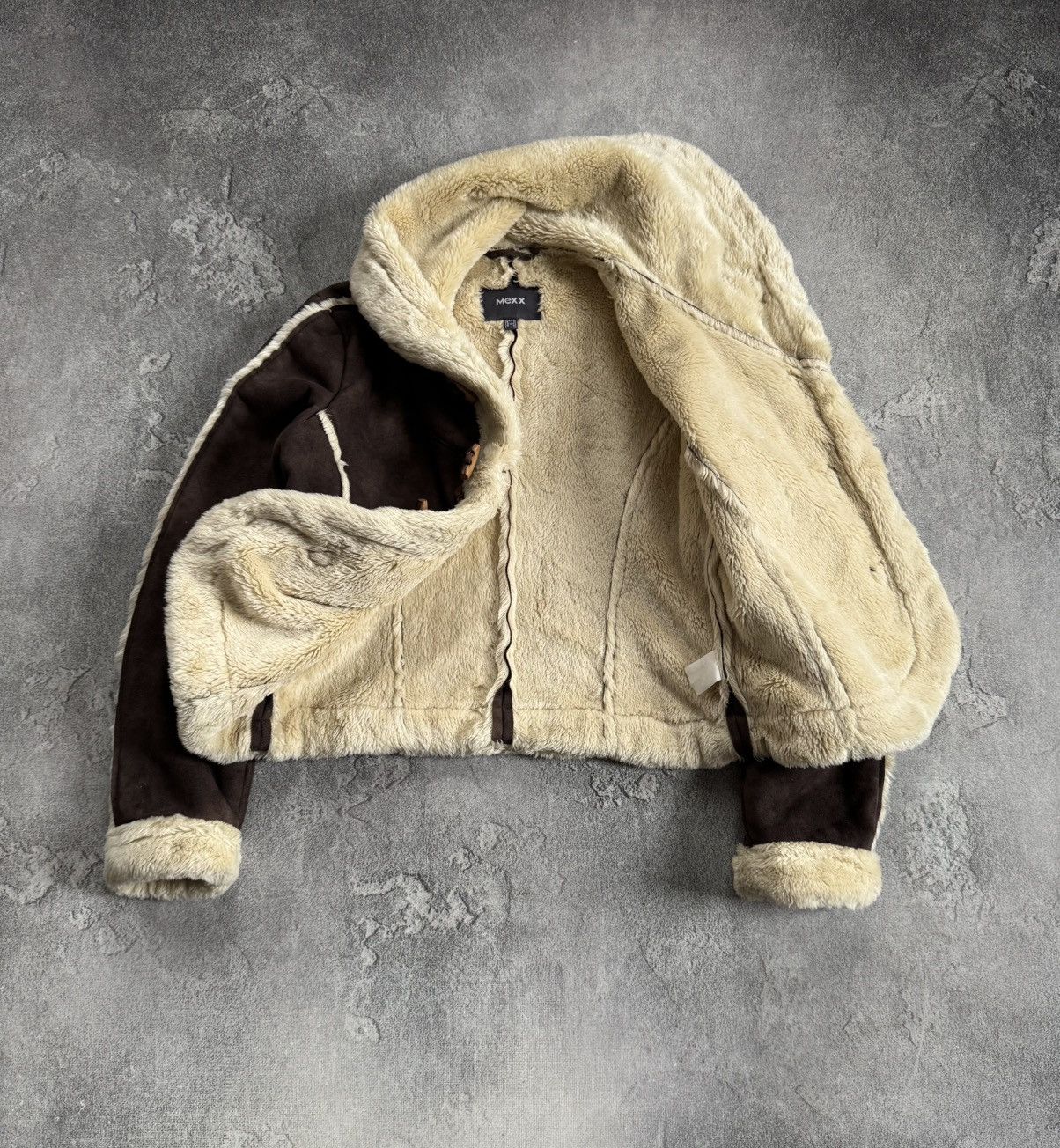 Mexx MEXX I46/FR44 lined leather brown jacket coat miss sixty LGB Size L / US 10 / IT 46 - 7 Thumbnail