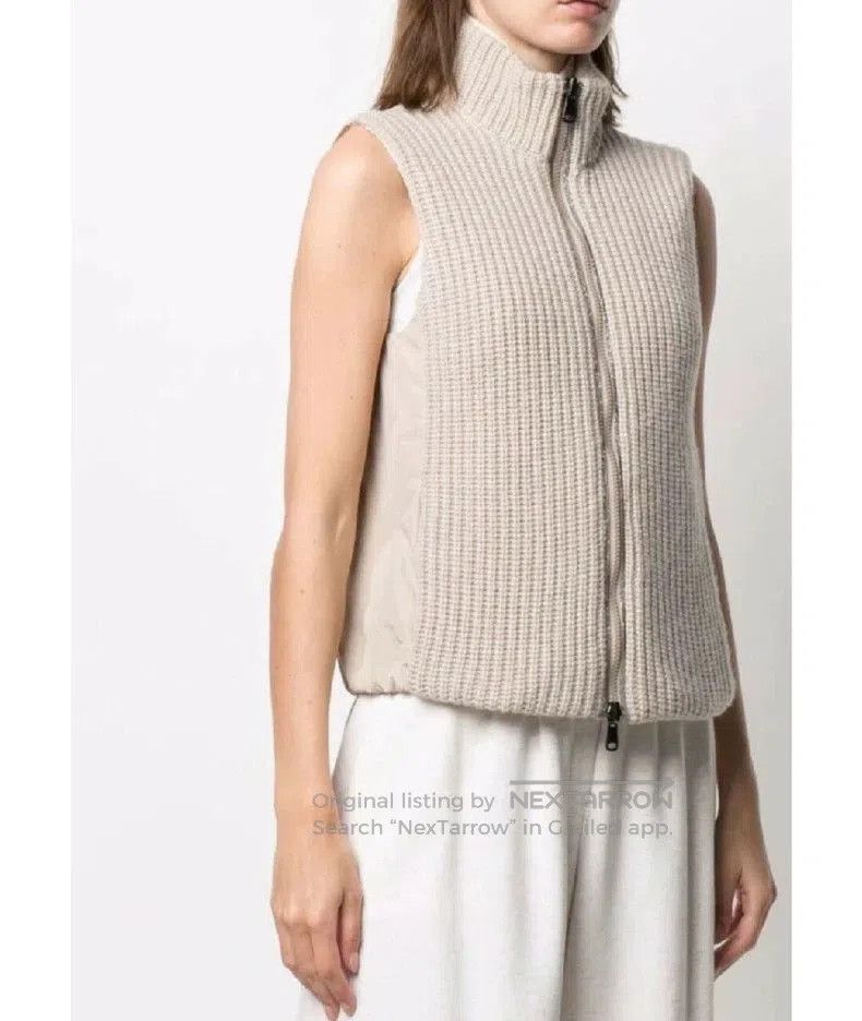Brunello Cucinelli Brunello Cucinelli Reversible Cashmere Down Vest. Size US XS / EU 42 / 0 - 2 Thumbnail