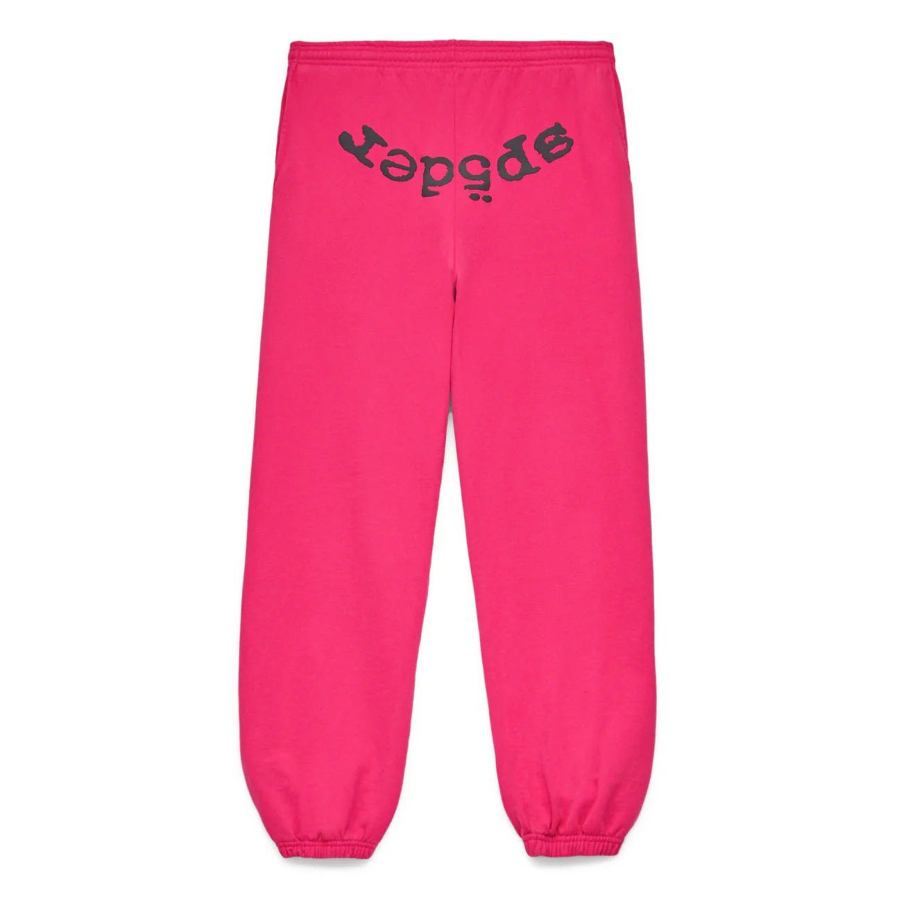 image of Spider Worldwide Sp5Der Legacy Web Sweatpants Pink & Black - Size X-Large, Men's