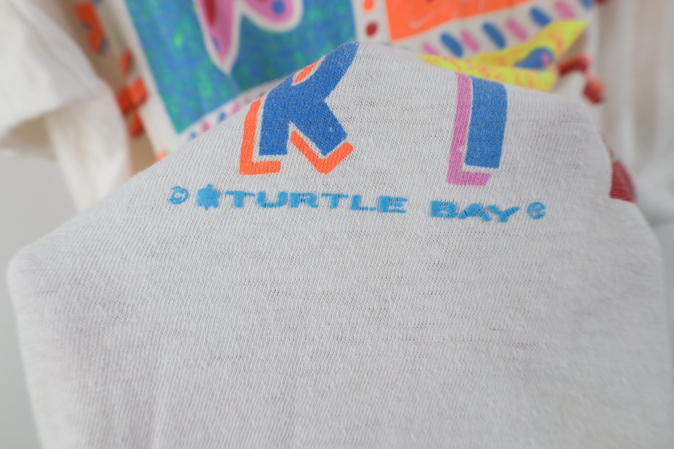 Vintage Vintage 90s Streetwear Baggy Fit Beach Island T-Shirt Size L / US 10 / IT 46 - 5 Thumbnail