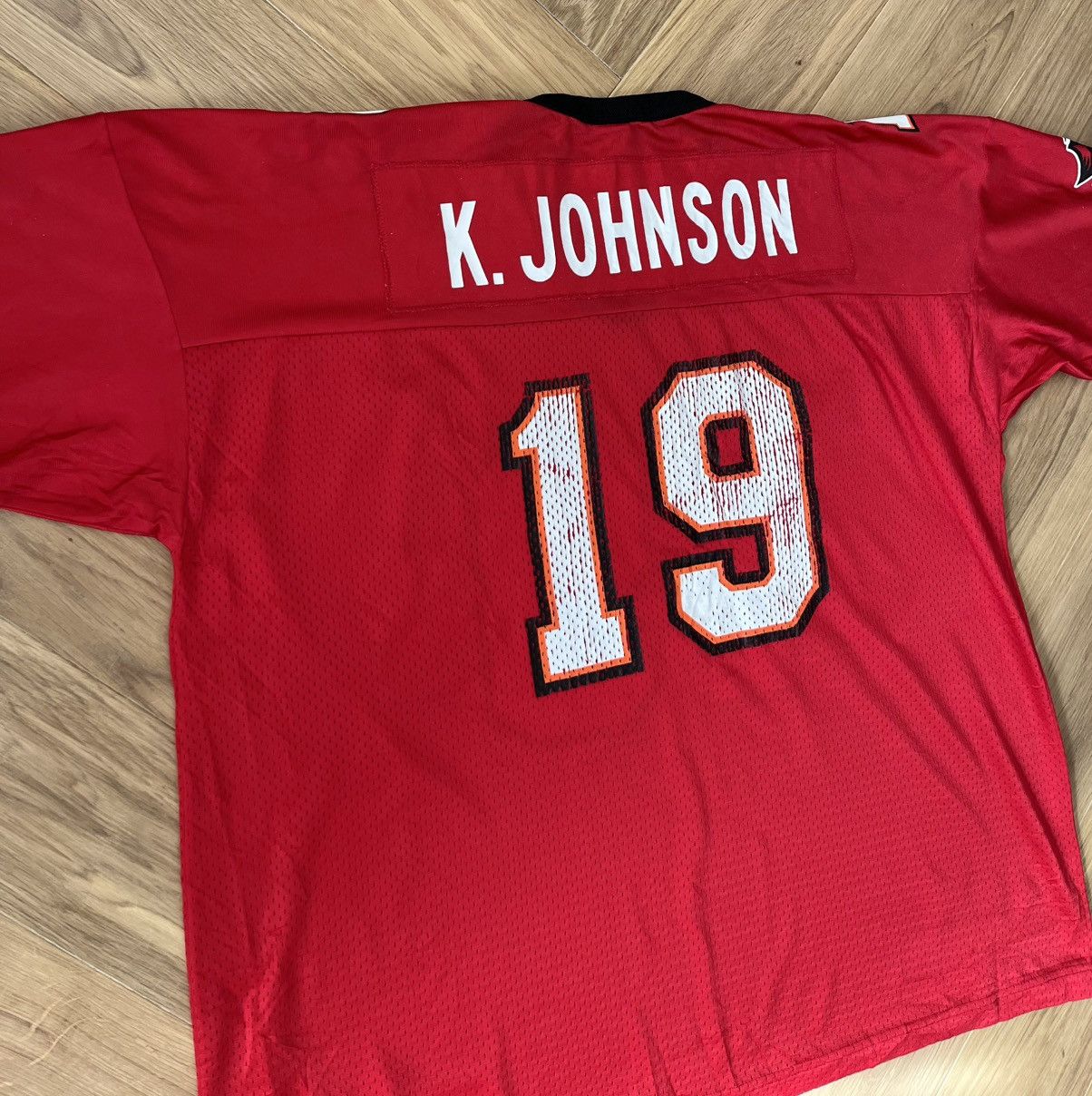Champion Keyshawn Johnson Tampa Bay Buccaneers Champion Jersey Size US XL / EU 56 / 4 - 8 Thumbnail