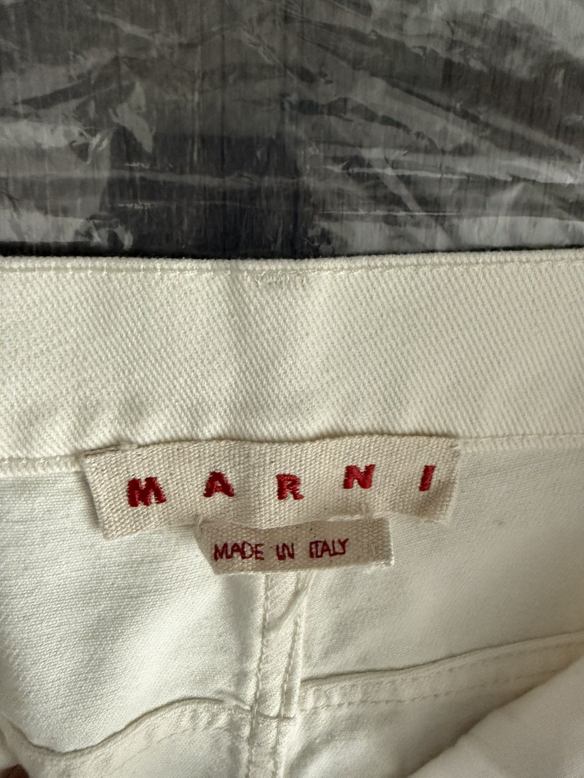Marni DRAWSTRING TROUSERS - LILY WHITE Size US 32 / EU 48 - 6 Thumbnail