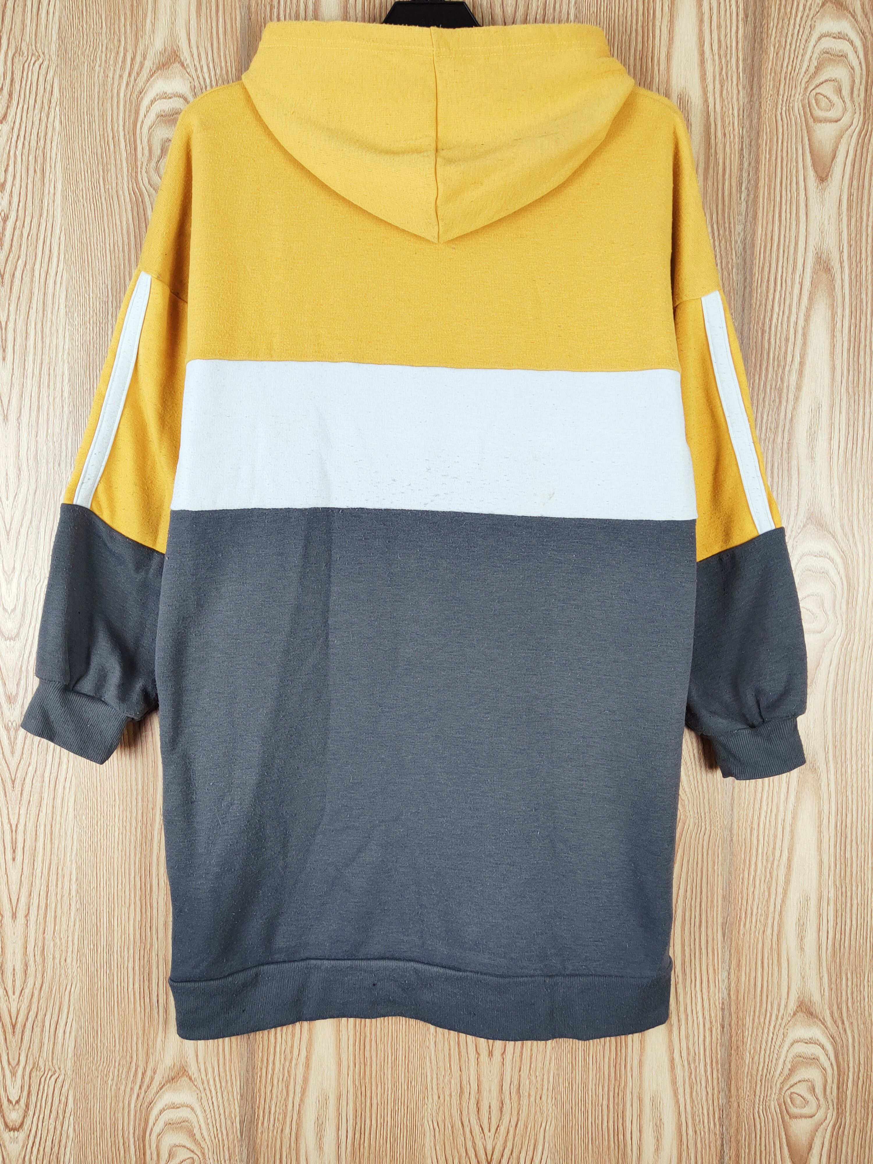 Japanese Brand × Vintage Vintage 💥 Material Blue Bis Yellow Hoodie Long Sweatshirts Size M / US 6-8 / IT 42-44 - 7 Thumbnail