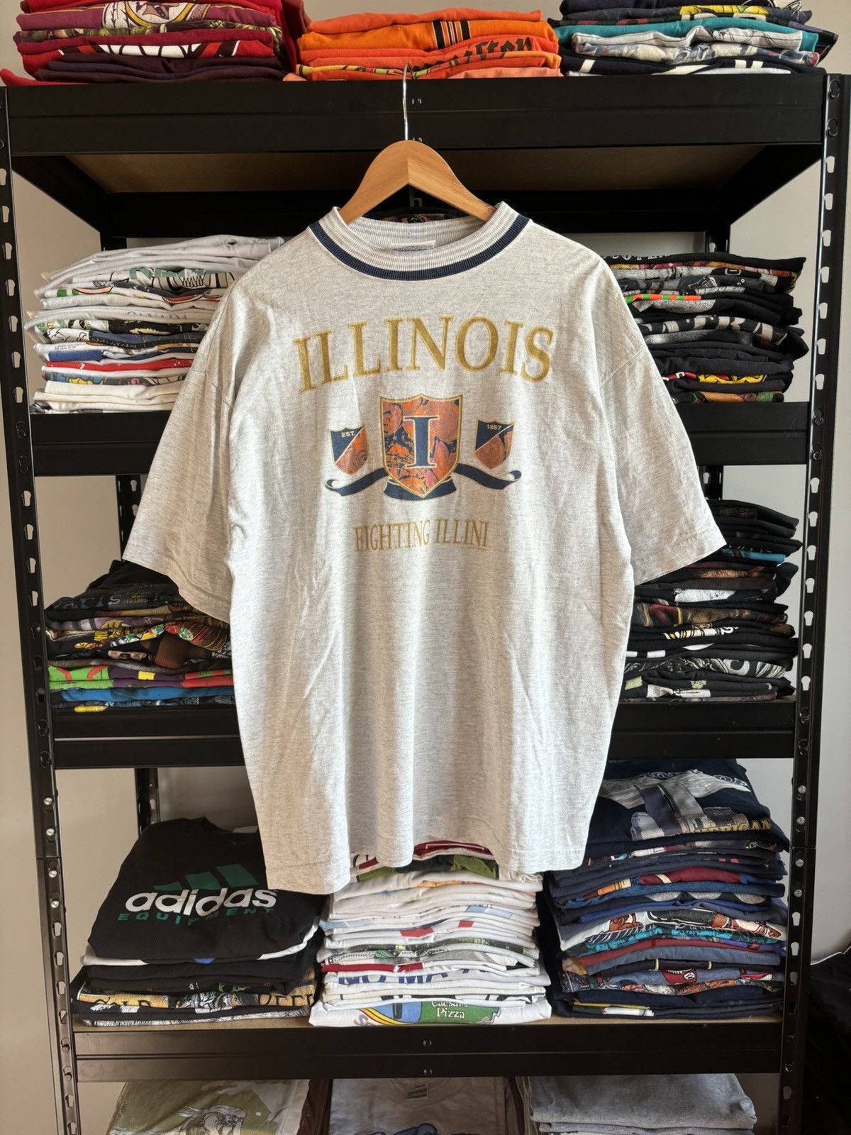 Vintage Vintage Nike University of Illionis tee t shirt high school Size US XL / EU 56 / 4 - 1 Thumbnail