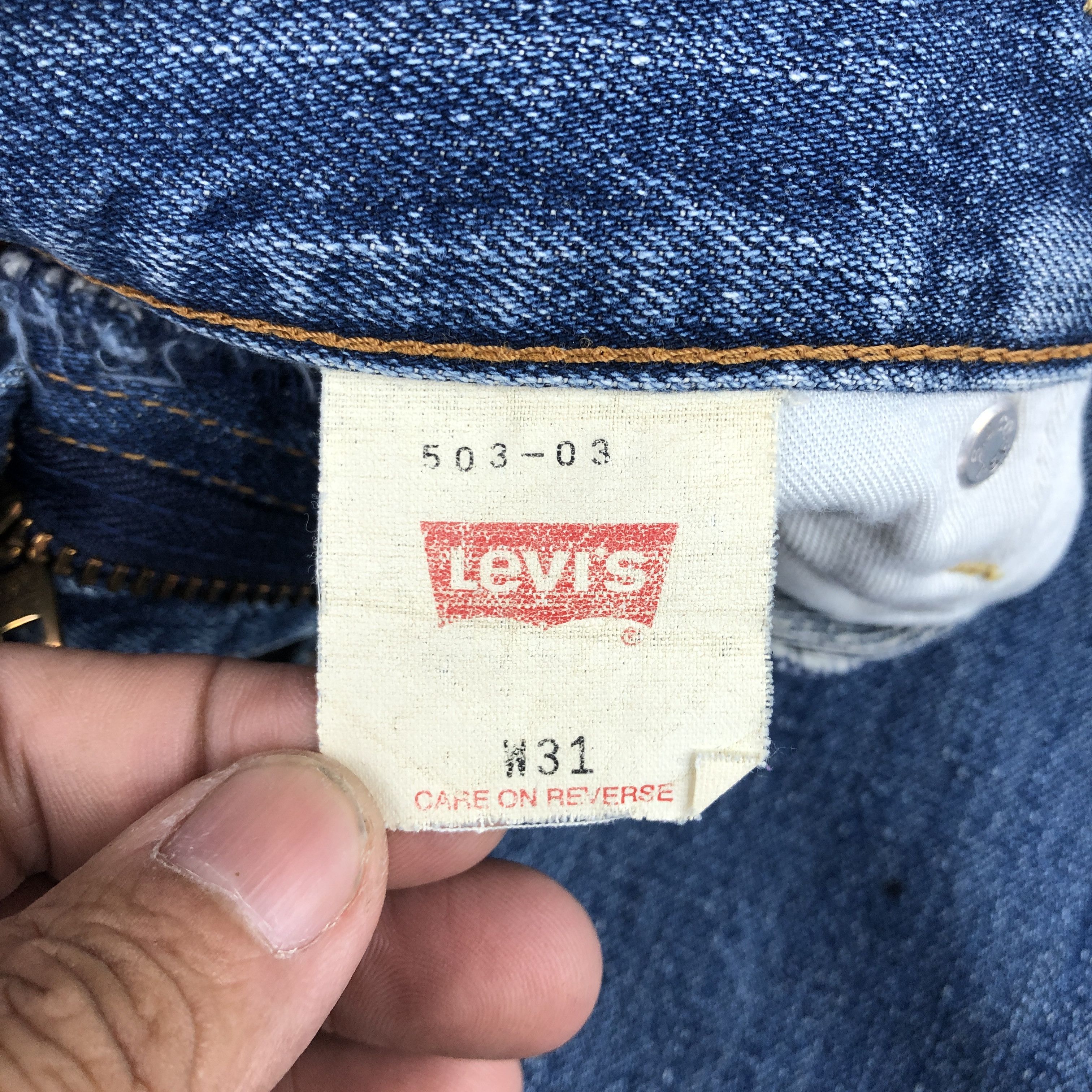Levi's Vintage Levi's Faded Denim Washed Blue Levis 503 Jeans Size 28" / US 6 / IT 42 - 8 Thumbnail