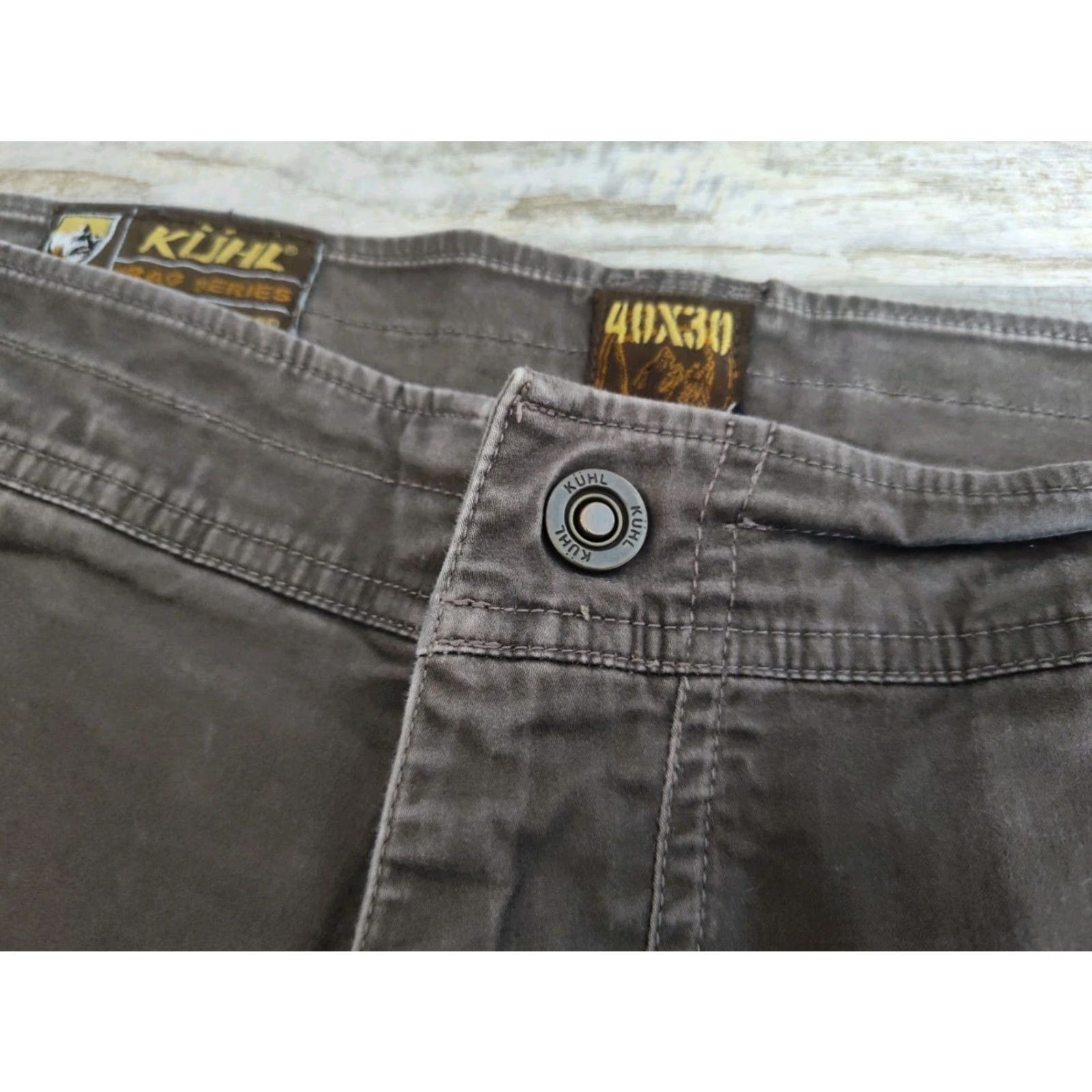 Doublet Kuhl Slackr Pants 40X30 Brown Stretch Hiking Workwear Regular Fit Mens Size US 40 / EU 56 - 4 Thumbnail