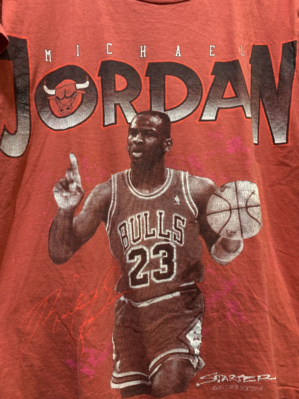 Starter × Vintage Vintage MICHAEL JORDAN “Bulls 23” Starter ©️1989 Starter Size US M / EU 48-50 / 2 - 9 Thumbnail