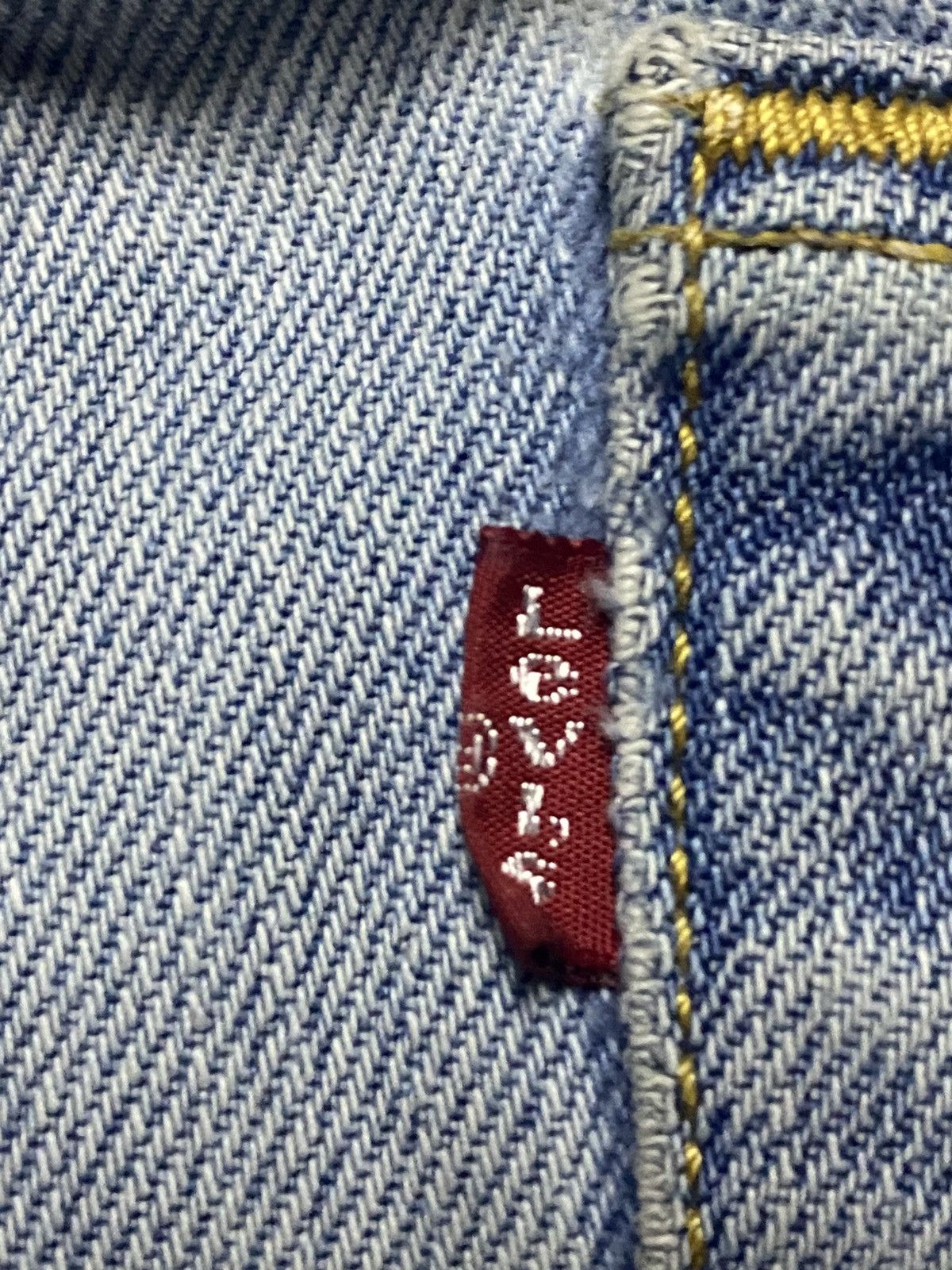 Levi's Vintage Levis 501 Blue Wash Distressed Loose Jeans Size US 30 / EU 46 - 10 Thumbnail