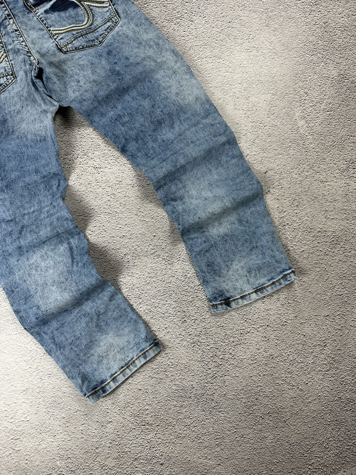 Japanese Brand Crazy Y2K Faded Diesel Style Jeans Gothic Opium Japan SK8 Size US 32 / EU 48 - 4 Thumbnail