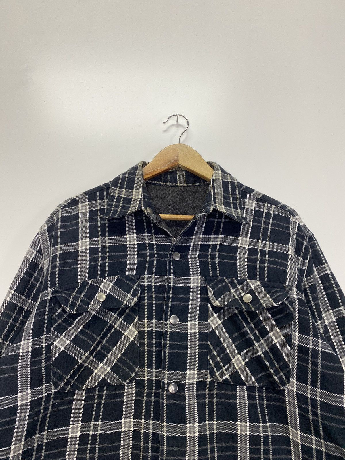 Flannel × Japanese Brand Vintage Reversible Flannel Jacket Size US L / EU 52-54 / 3 - 6 Thumbnail