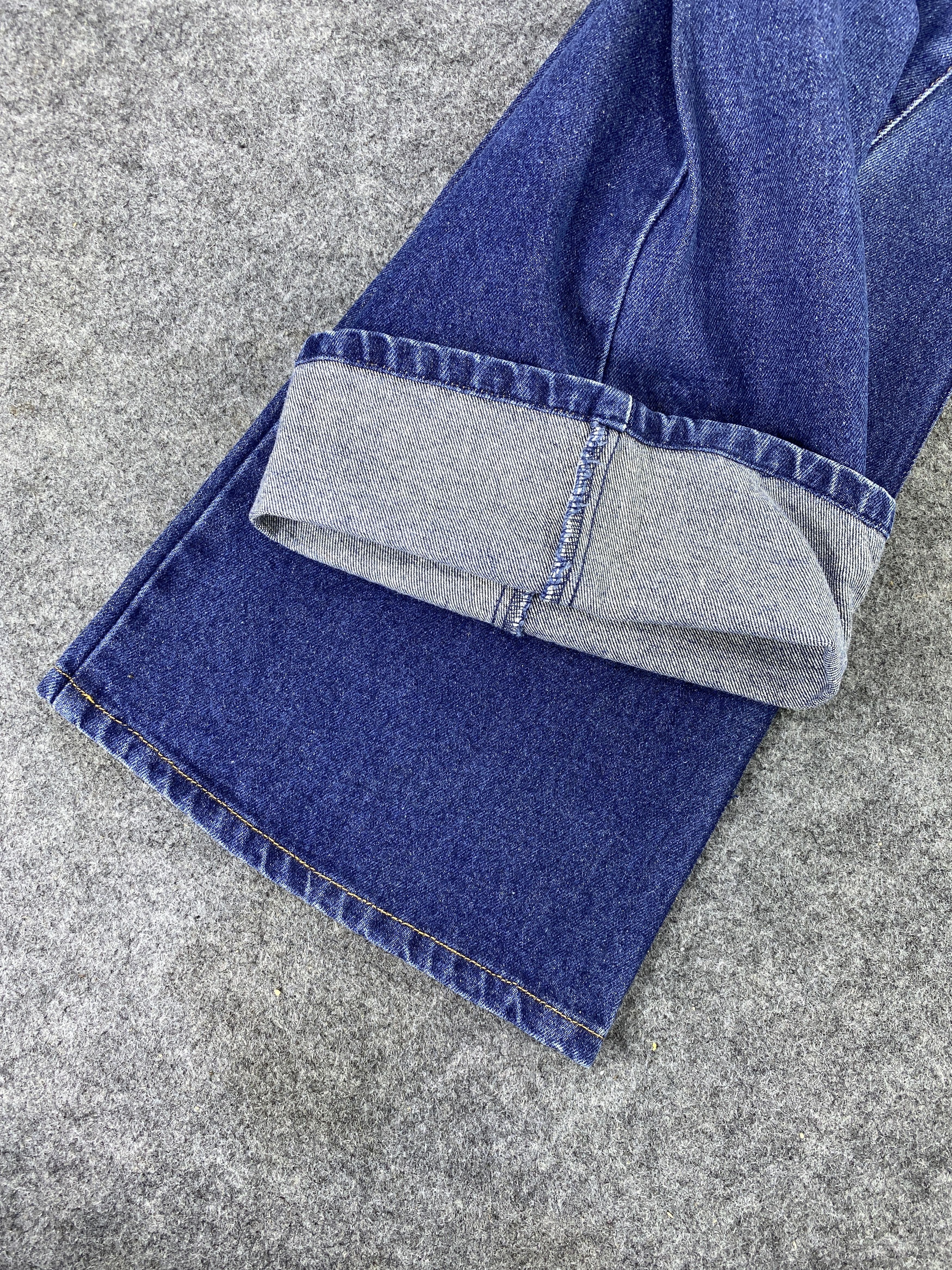 Japanese Brand Japanese Brand Fly Button Bootcut Blue Jeans - J1037 Size 27" / US 4 / IT 40 - 11 Thumbnail