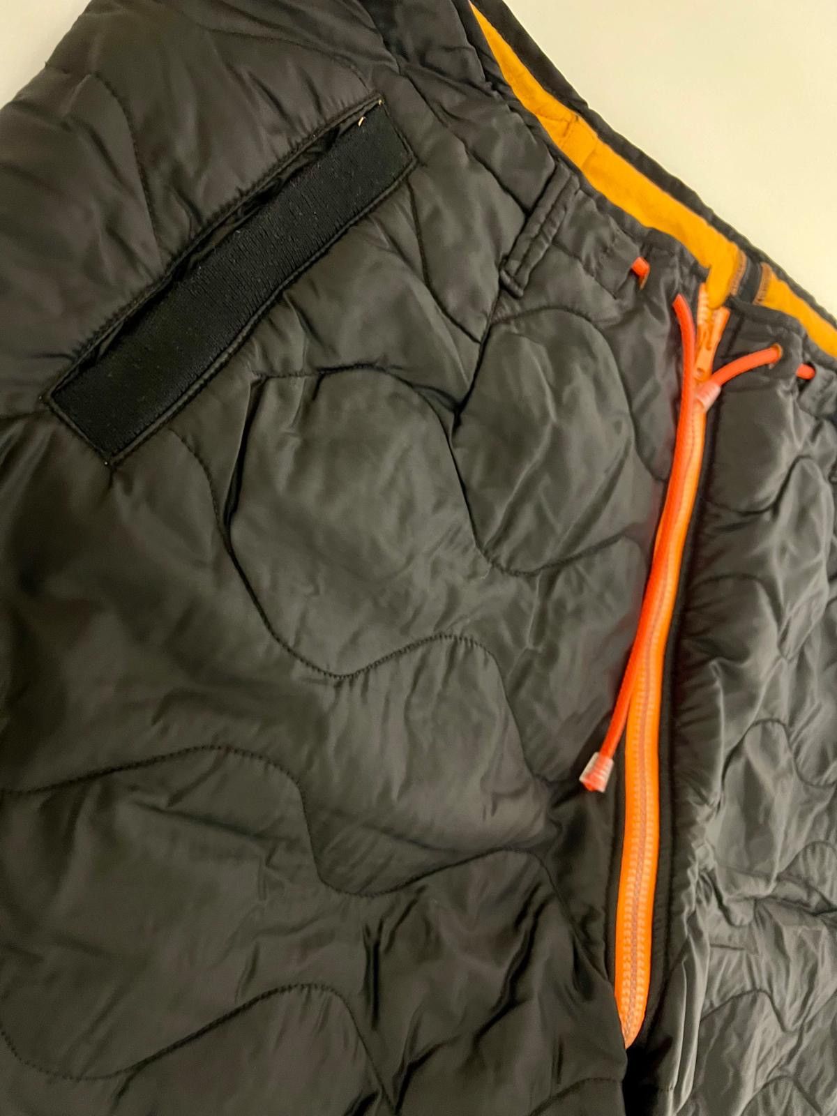 Walter Van Beirendonck 🏔️ W&LT Black Ski Pants w/ Orange Details — Archive Size US 36 / EU 52 - 4 Thumbnail