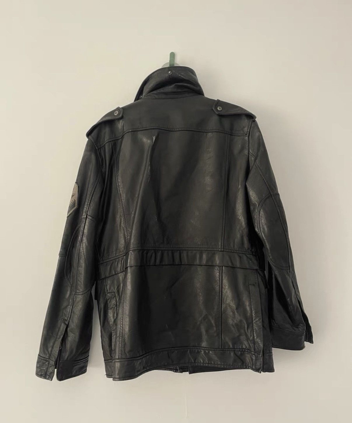Diesel Diesel Safari Stand Collar Leather Jacket Size US XXL / EU 58 / 5 - 3 Thumbnail