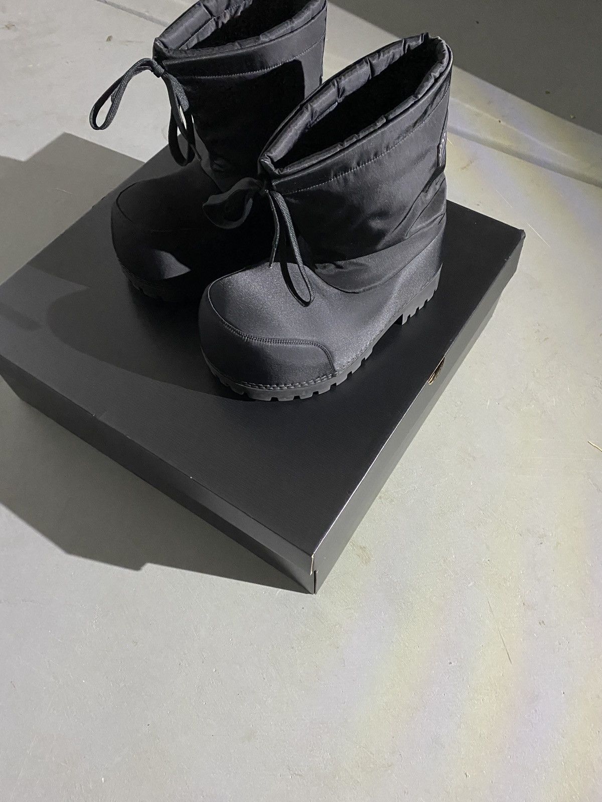 Balenciaga Balenciaga Black Nylon Alaska Boots | Grailed