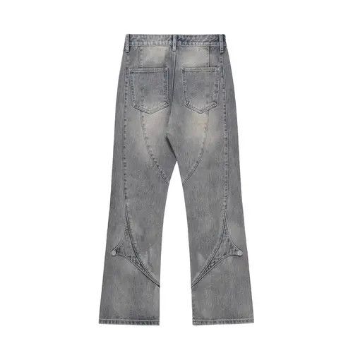 VIBE High street trend stitching washed wide-leg jeans Size US 32 / EU 48 - 8 Thumbnail