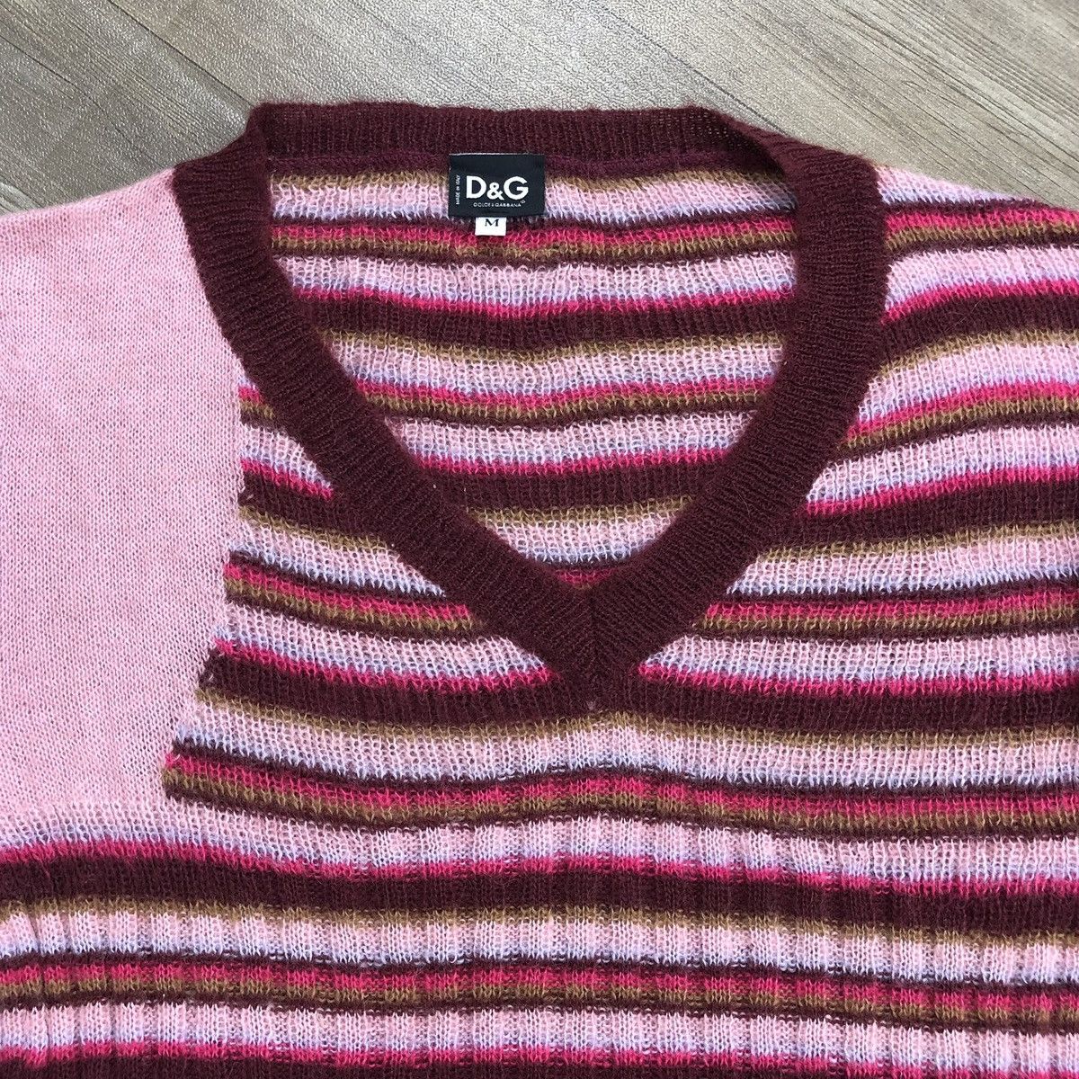 Dolce & Gabbana 1990s Dolce & Gabbana Multicolor Wool Sweatshirt Designer Size US M / EU 48-50 / 2 - 4 Thumbnail