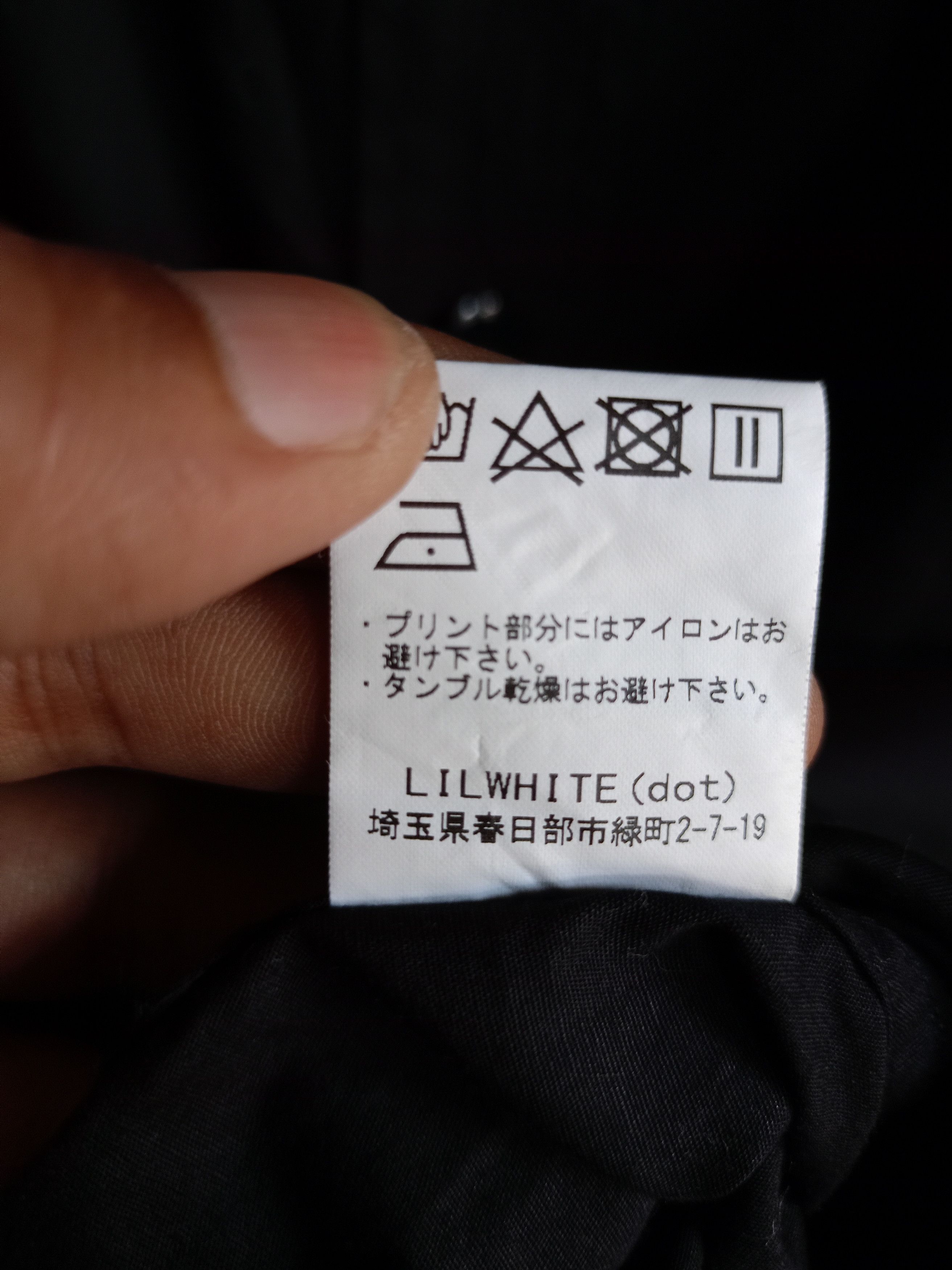 If Six Was Nine × Japanese Brand × Le Grande Bleu (L.G.B.) LILWhite(dot) Black Hoodie Long Sleeve shirt Size US XL / EU 56 / 4 - 6 Thumbnail