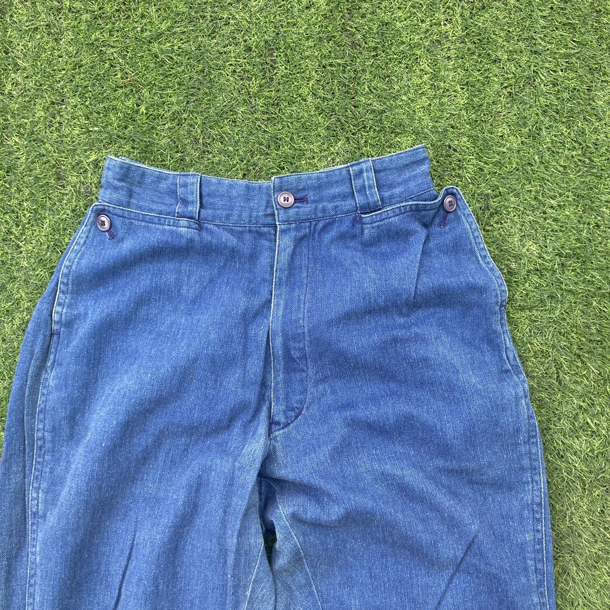 Issey Miyake ISSEY MIYAKE DENIM PANTS Size 24" / US 00 / IT 34 - 3 Thumbnail