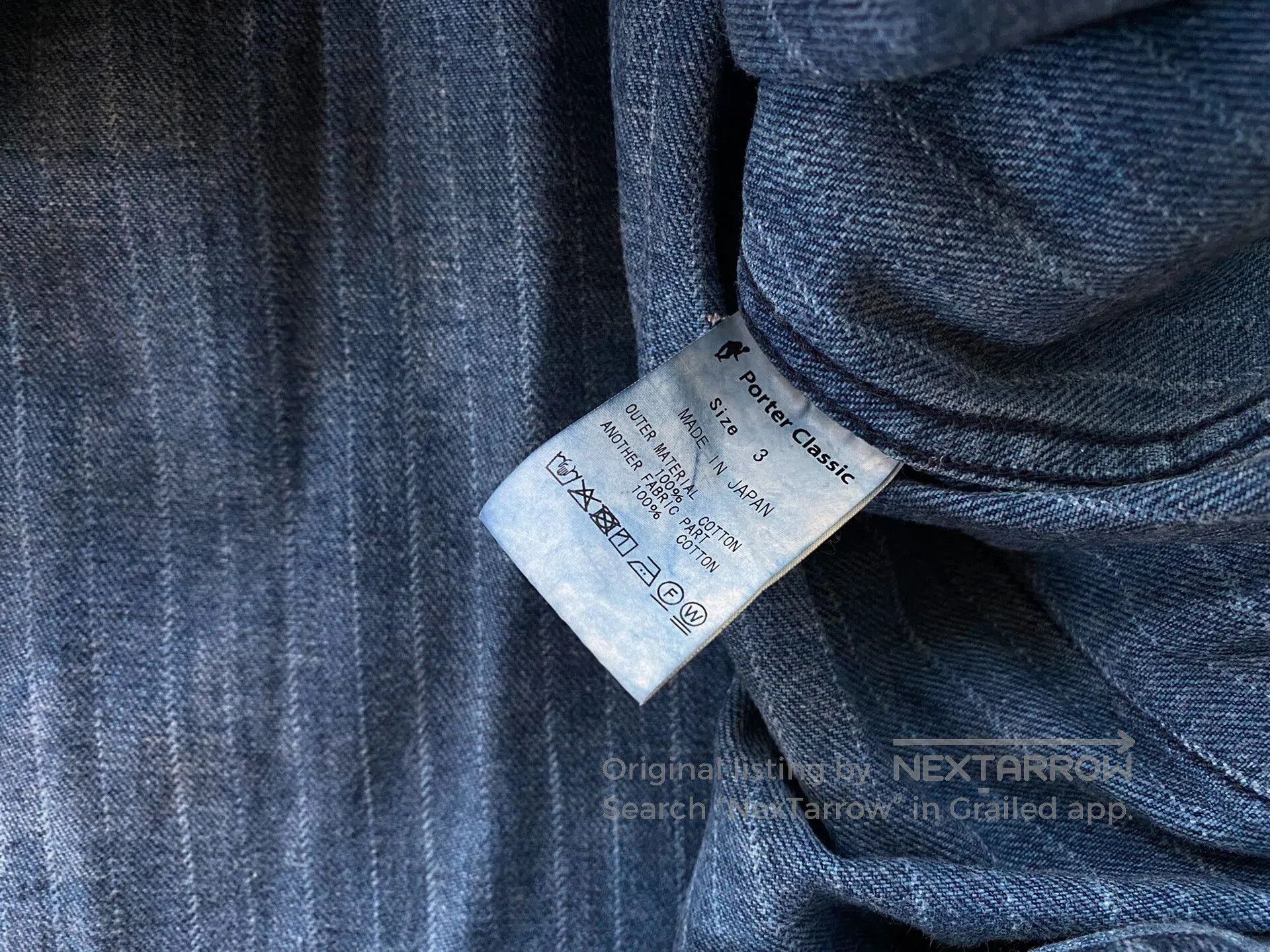 Porter Classic porter classic hawaiian denim jacket. Size US L / EU 52-54 / 3 - 3 Thumbnail