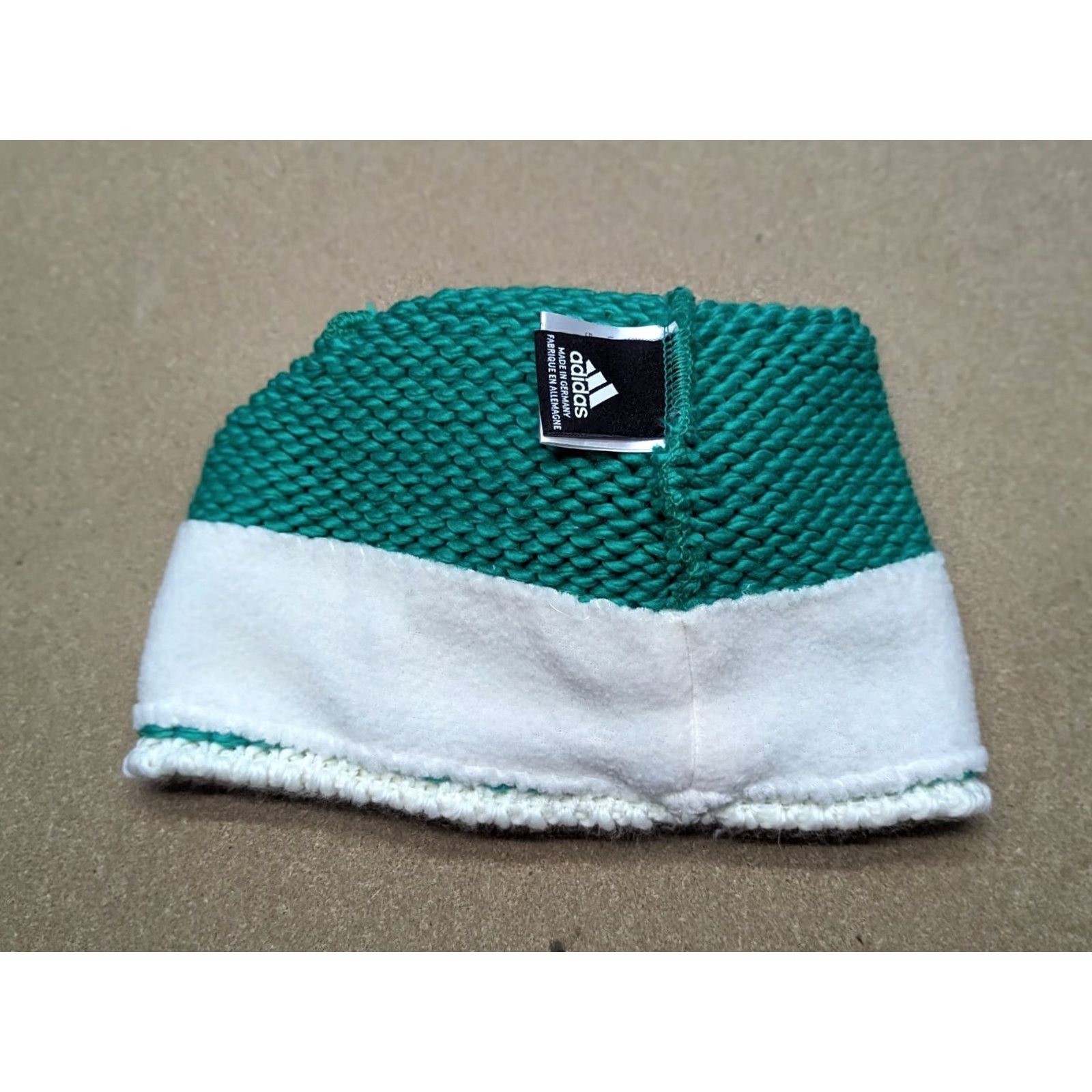 Adidas Adidas Germany Ski Beanie Hat Large Wool Blend Lined Cross Country XC Green Unisex Adults Beanie Oak? Size ONE SIZE - 8 Thumbnail