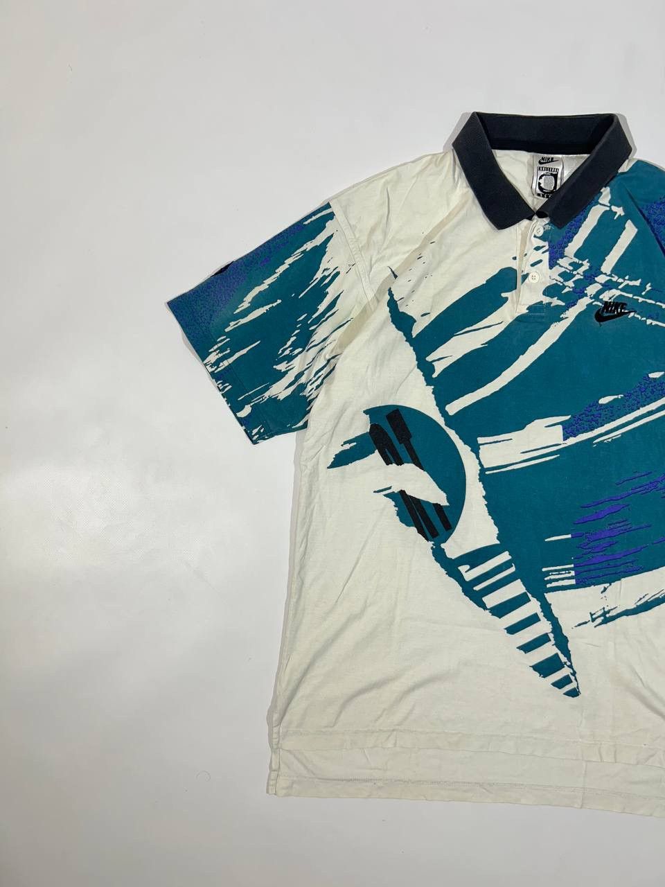Nike × Vintage Vintage Nike Challenge Court Agassi Retro 90's Tennis Polo Size US M / EU 48-50 / 2 - 3 Thumbnail