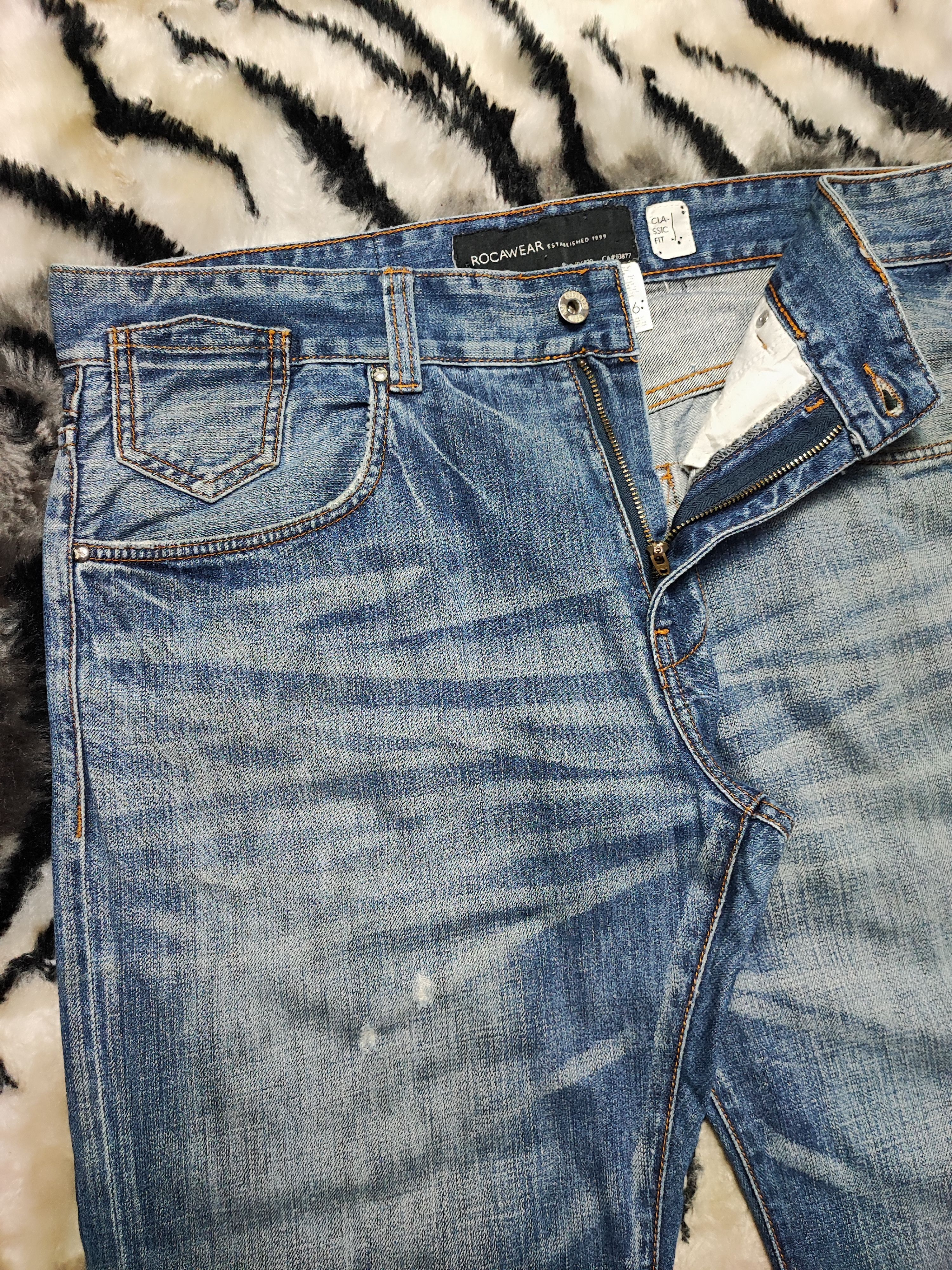 Rocawear Crazy Vintage Y2K Rocawear Baggy Jeans Size US 38 / EU 54 - 7 Thumbnail