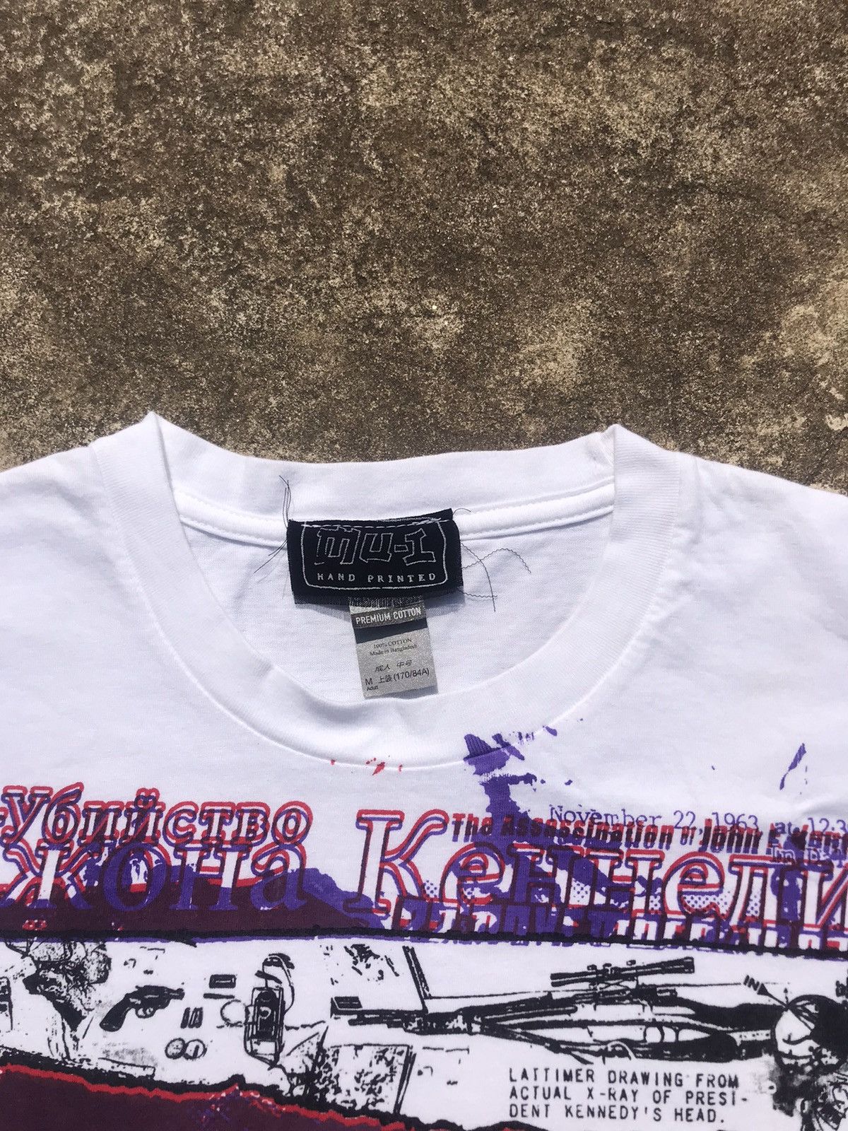 Other Dead Kennedys JFK Killed Hand Printed T Shirt Size US M / EU 48-50 / 2 - 9 Thumbnail