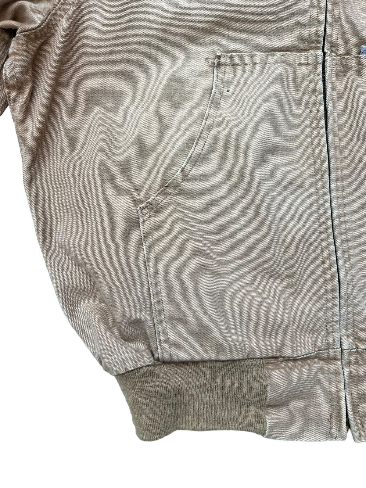 Carhartt Vintage 80s Carhartt 100 Years Dirty Sun Faded Denim Hoodie Size US M / EU 48-50 / 2 - 11 Thumbnail