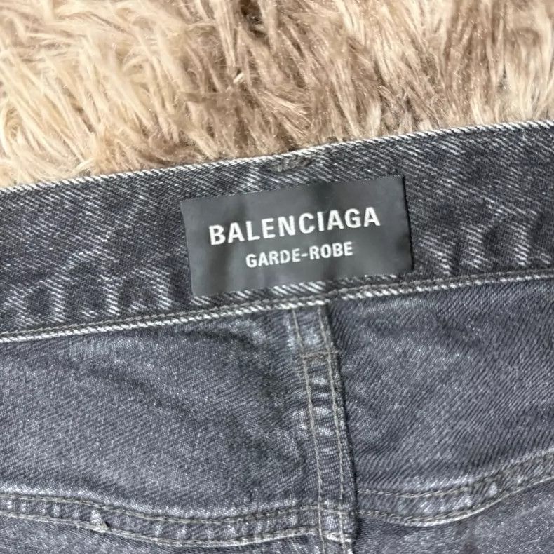 Balenciaga Balenciaga Washed Mid-Rise Flared Jeans Size 42" / US 20 - 2 Thumbnail