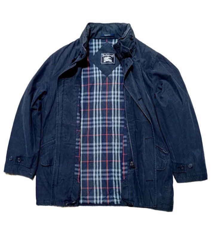 Burberry 90s Burberrys Nova Check Parka Jacket Size US L / EU 52-54 / 3 - 1 Thumbnail