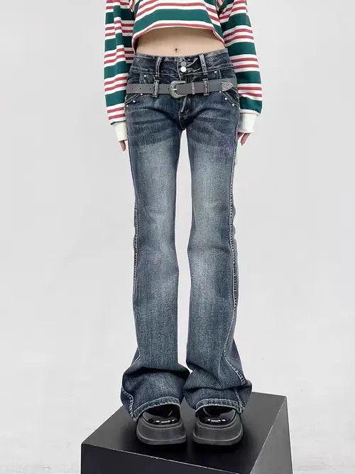 VIBE damaged faded grunge ripped jeans Size US 32 / EU 48 - 7 Thumbnail