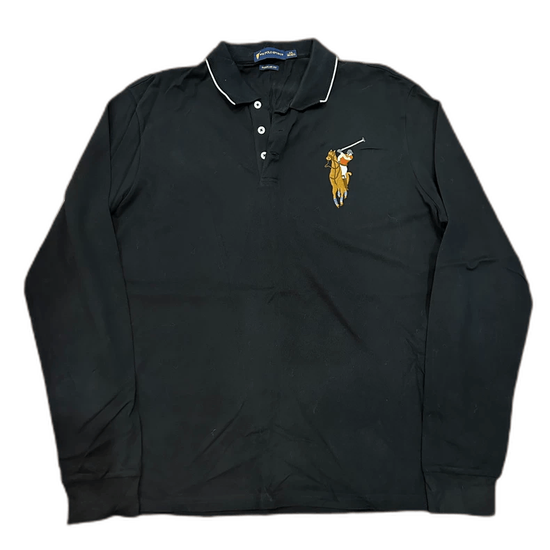 Ralph Lauren Ralph Lauren Long Sleeve Polo Shirt Size US XXL / EU 58 / 5 - 1 Thumbnail
