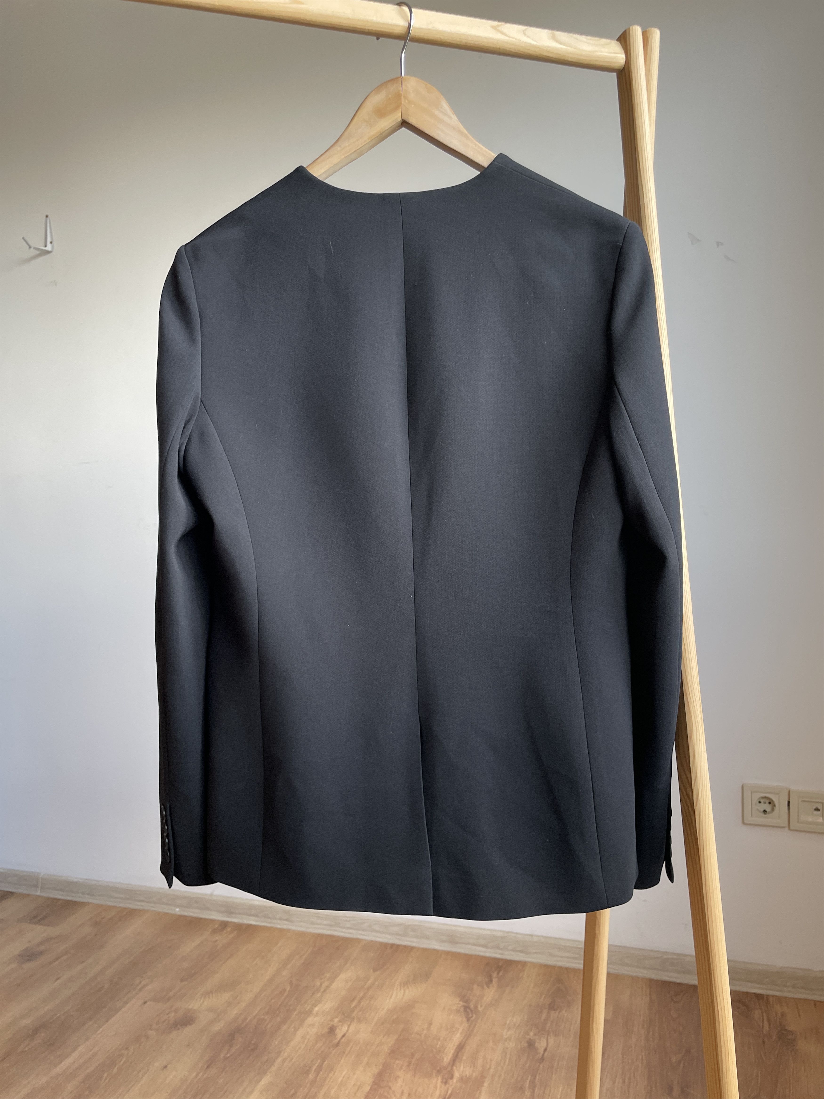 Theory Theory Niransi Admiral Crepe Open Front Blazer Womens Blazer Size L / US 10 / IT 46 - 2 Thumbnail
