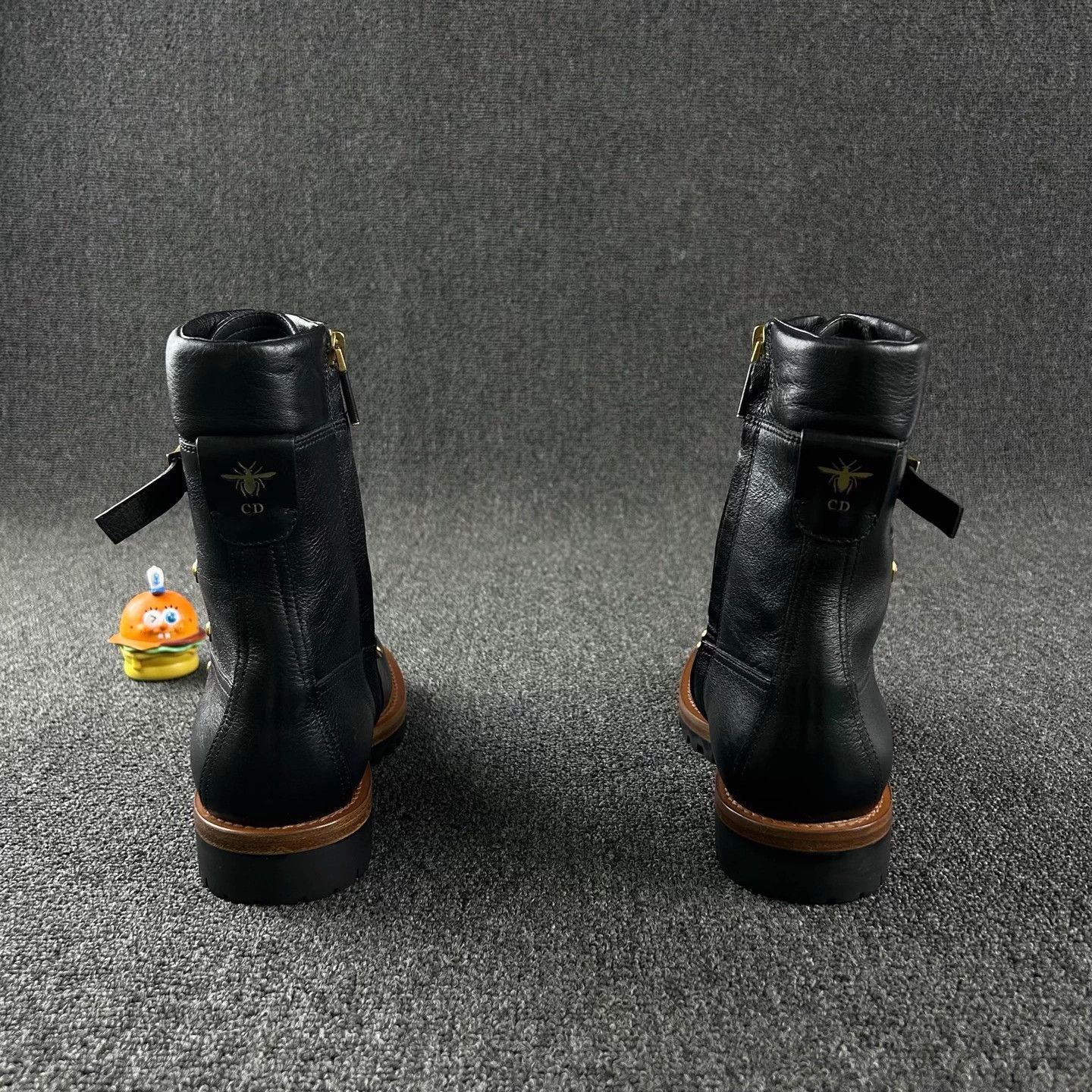 Dior Dior black leather boots 38 HB5918 new Size US 7 / IT 37 - 5 Thumbnail
