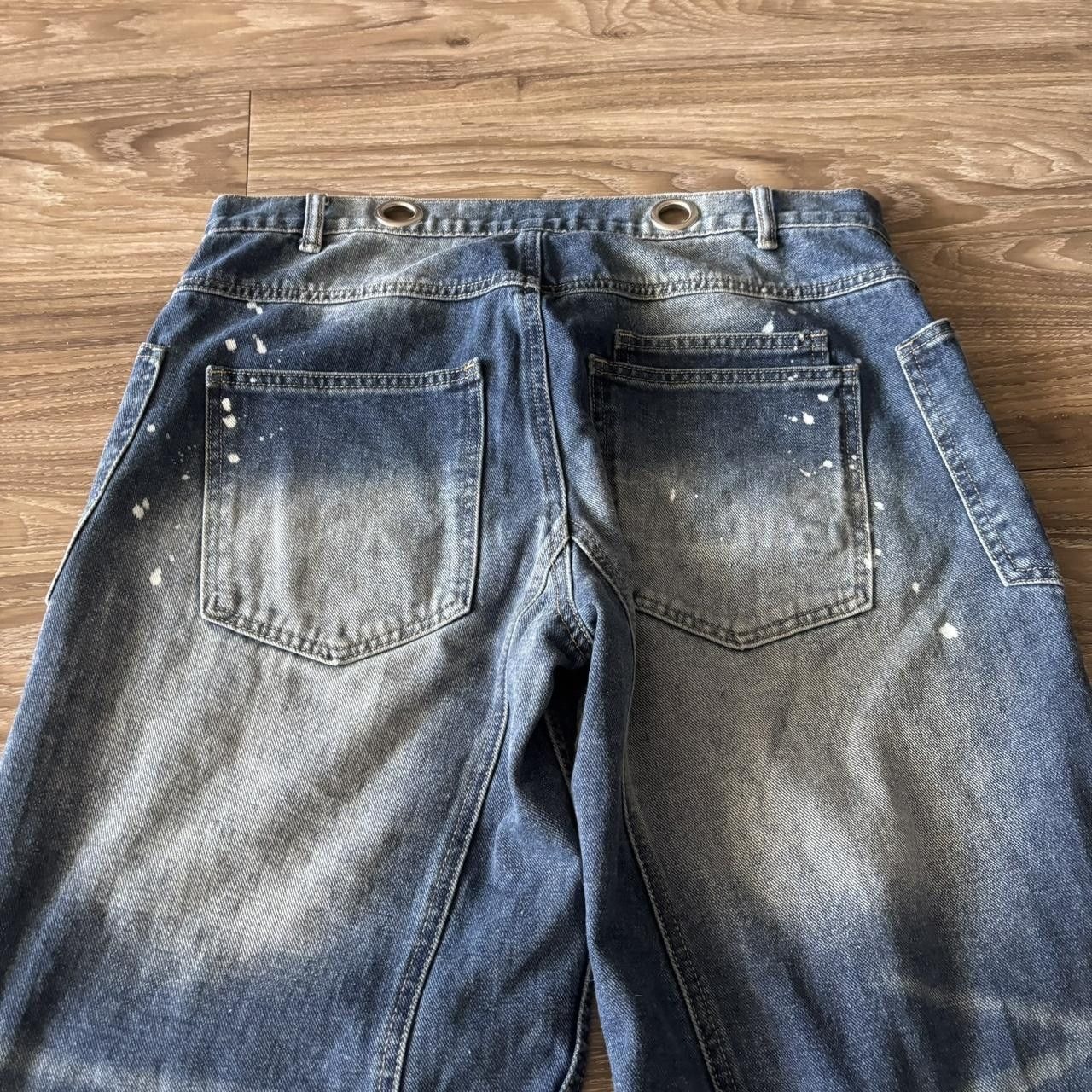 Vintage Crazy Vintage Y2K/2000s Baggy Faded Streetwear Style Denim Jean! 34x28 Size US 34 / EU 50 - 7 Thumbnail