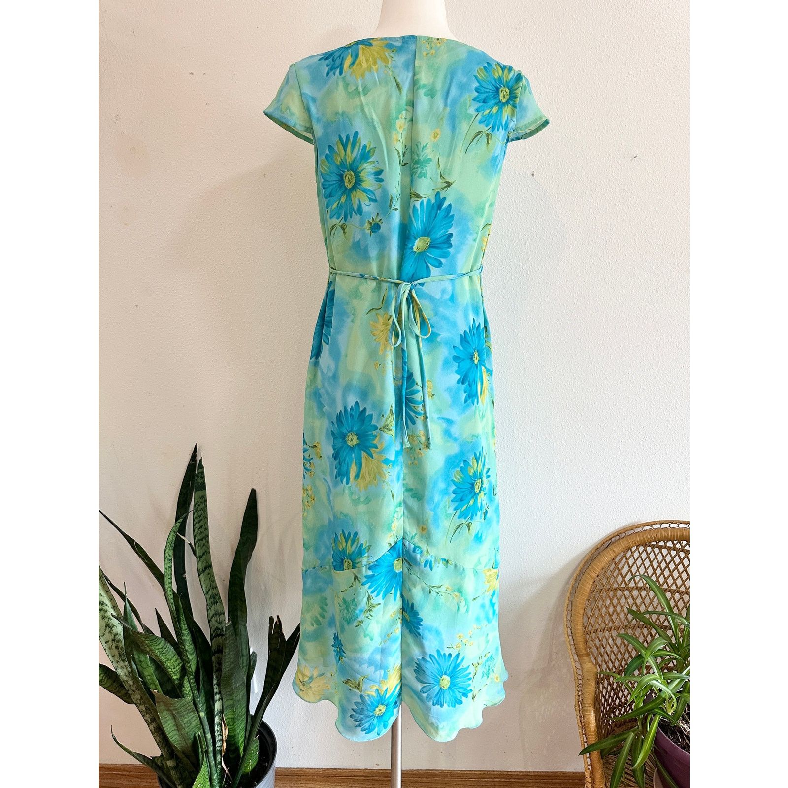 Other 90s Y2K Daisy Midi Dress Size S / US 4 / IT 40 - 11 Thumbnail