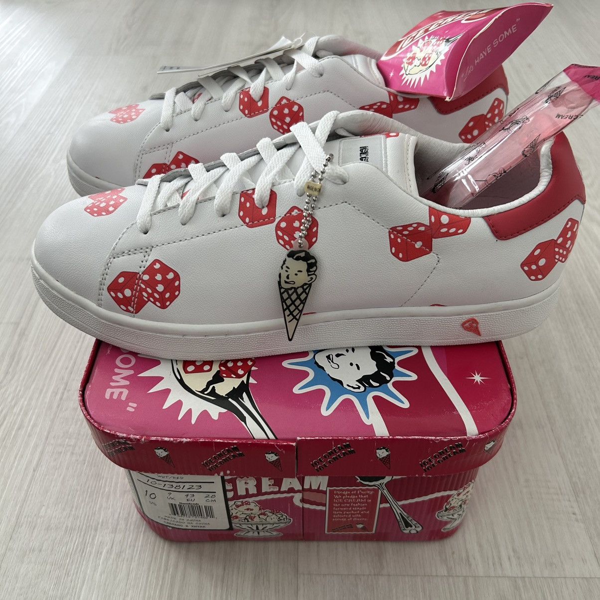 Icecream × Reebok VERY RARE OG REEBOK X BBC/ICE CREAM BOUTIQUE SNEAKER Size US 10 / EU 43 - 3 Thumbnail