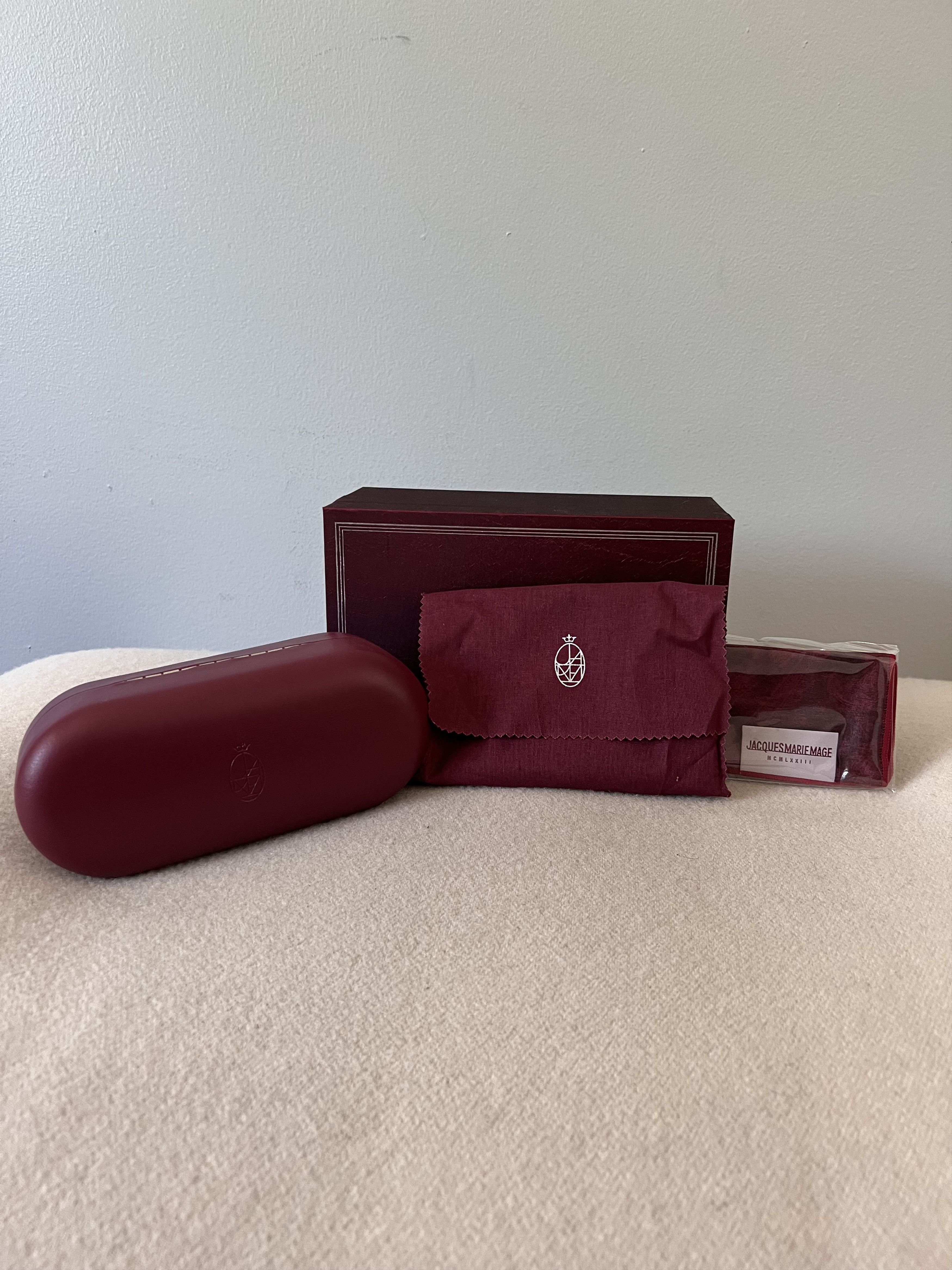 Jacques Marie Mage Jacques Marie Mage Benson Sunglasses in Vermillion Red Size ONE SIZE - 8 Thumbnail