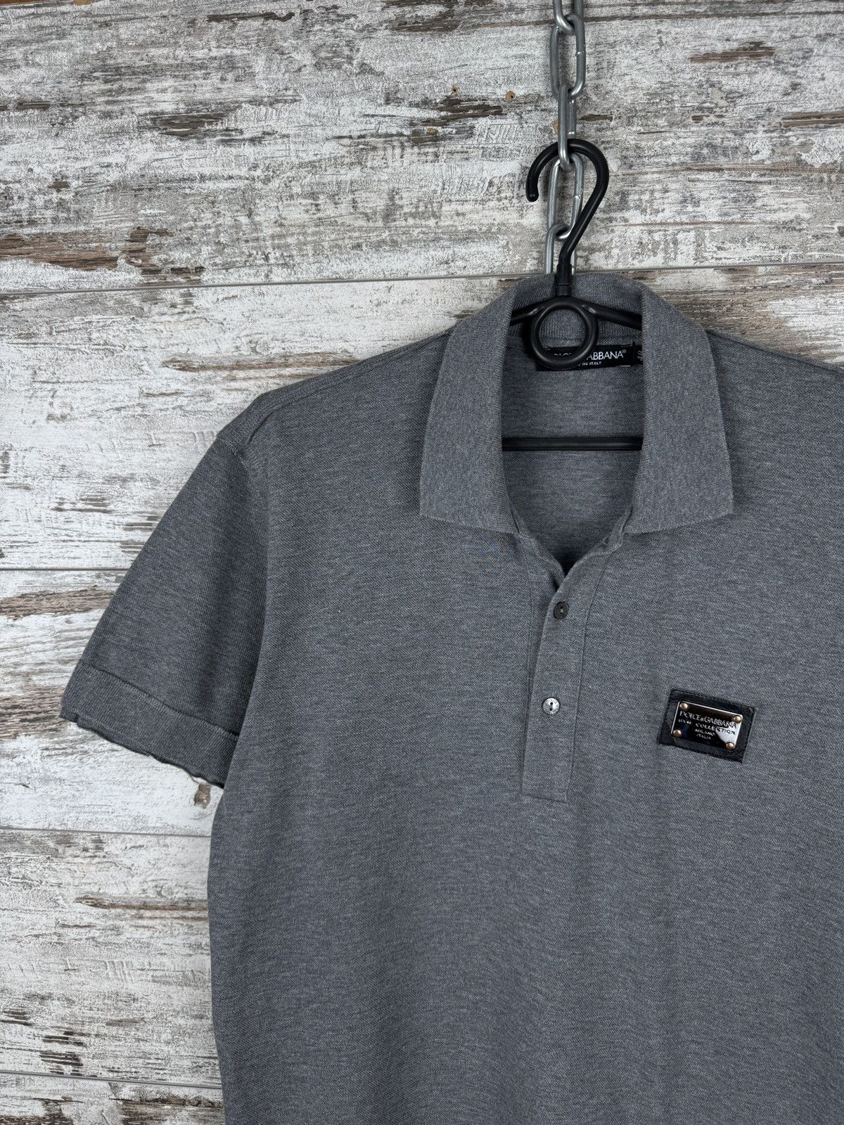 Dolce & Gabbana Mens Vintage Dolce & Gabbana T-shirt luxury polos tee gray Size US M / EU 48-50 / 2 - 3 Thumbnail