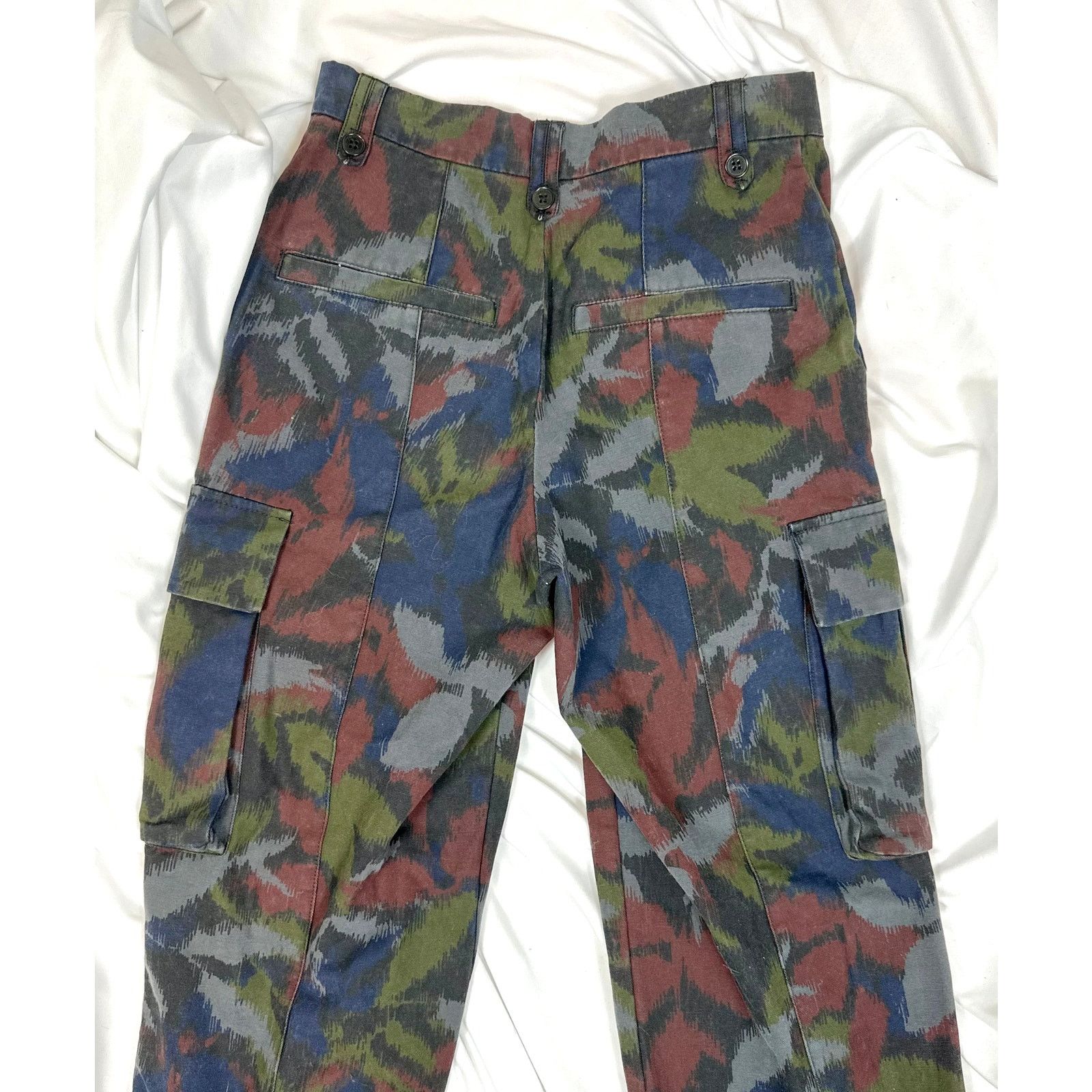 Zadig & Voltaire Zadig & Voltaire Pilote Canvas Cargo Pants Dark Camo 34 (8) Size 30" / US 8 / IT 44 - 21 Thumbnail