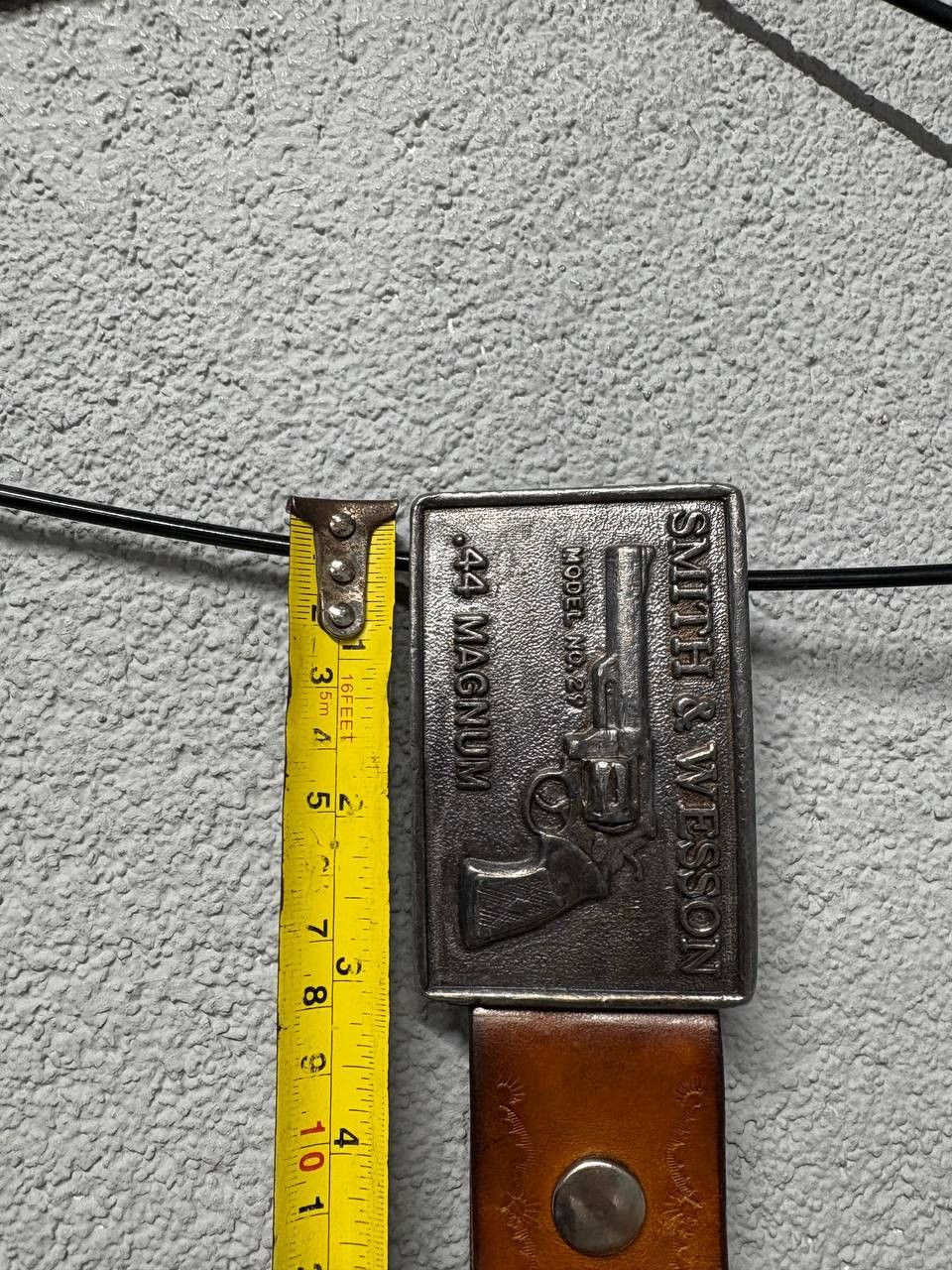 Other Smith Wesson mens leather belt 44 Magnum Size ONE SIZE - 9 Thumbnail