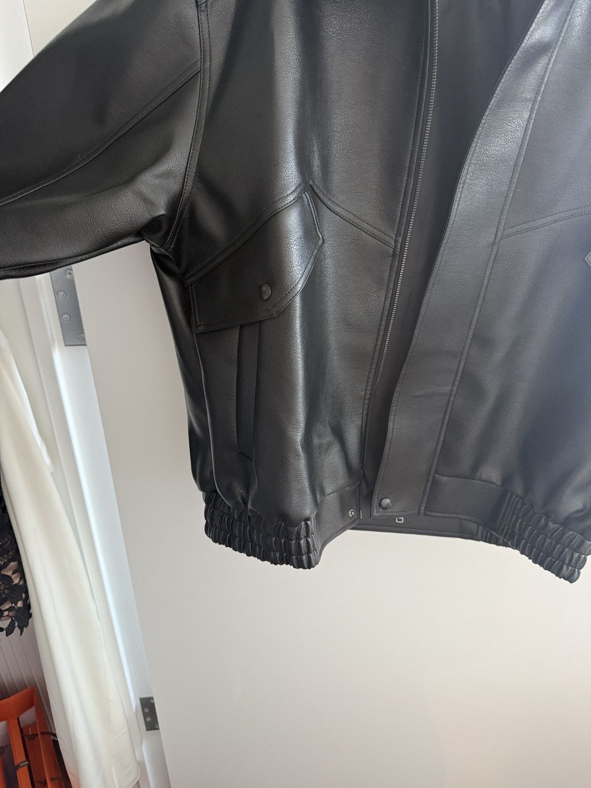 Other Black Women Leather Jacket Size S / US 4 / IT 40 - 6 Thumbnail