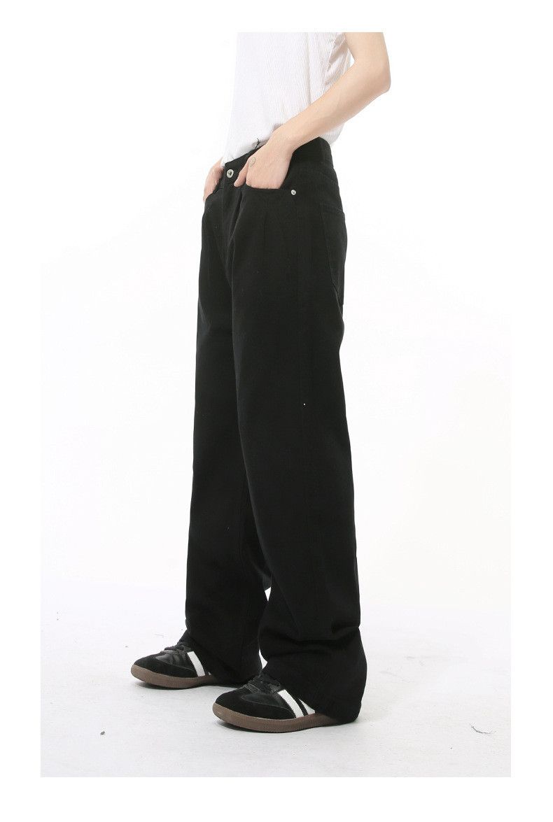 Japanese Brand × Jean Japanese retro straight mid-rise drape jeans Size US 32 / EU 48 - 5 Thumbnail