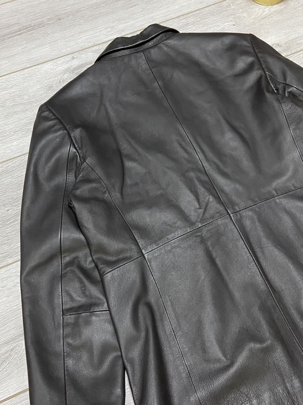 Burberry Burberry leather jacket nova check zip wool Size L / US 10 / IT 46 - 16 Thumbnail