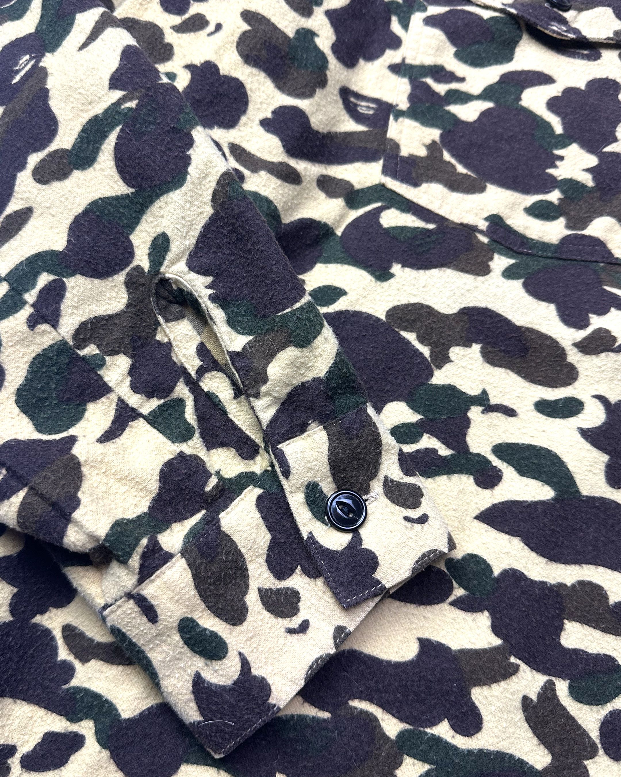 Bape 90's Bape Camo Chamois Shirt (L) Size US L / EU 52-54 / 3 - 5 Thumbnail