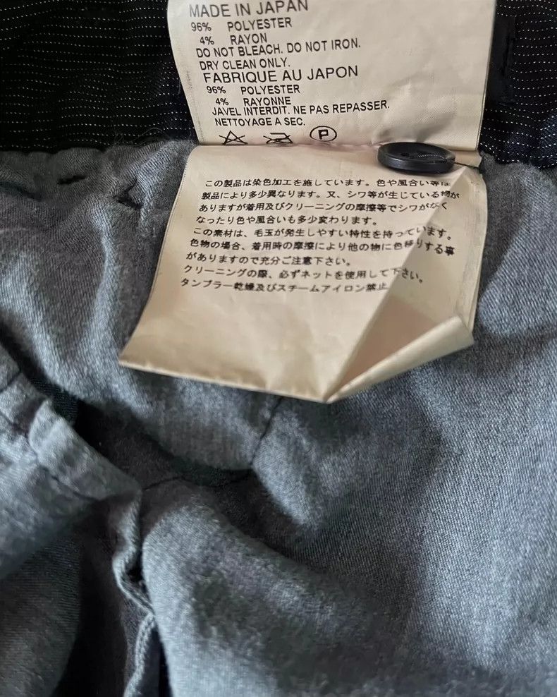 Comme des Garcons Comme Des Garcons size M Black striped suit cropped pants Size 26" / US 2 / IT 38 - 5 Thumbnail